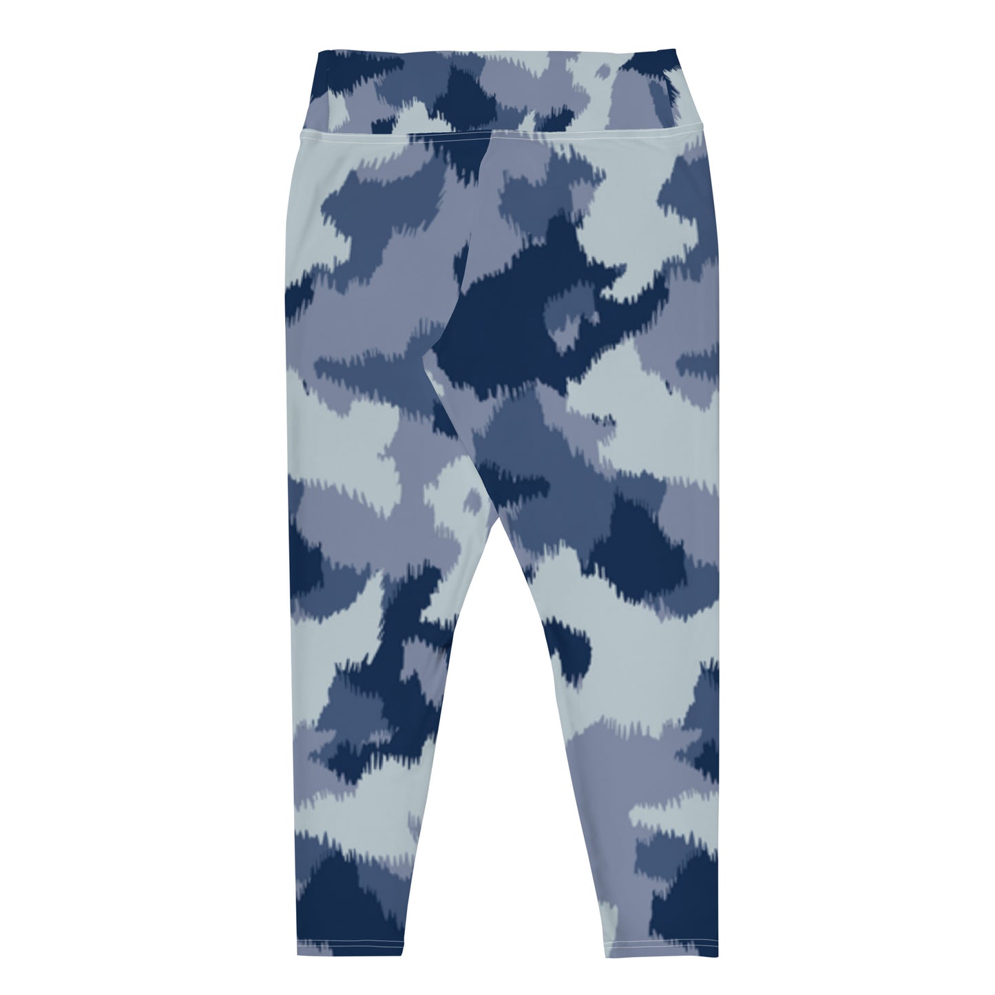 Blue Army Plus Size Leggings