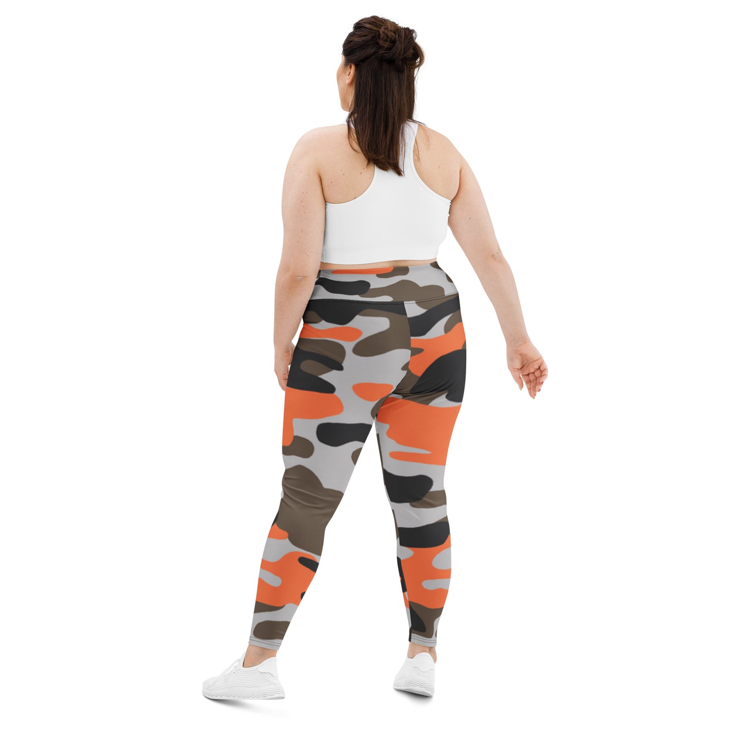 Red Army Print Plus Size Leggings