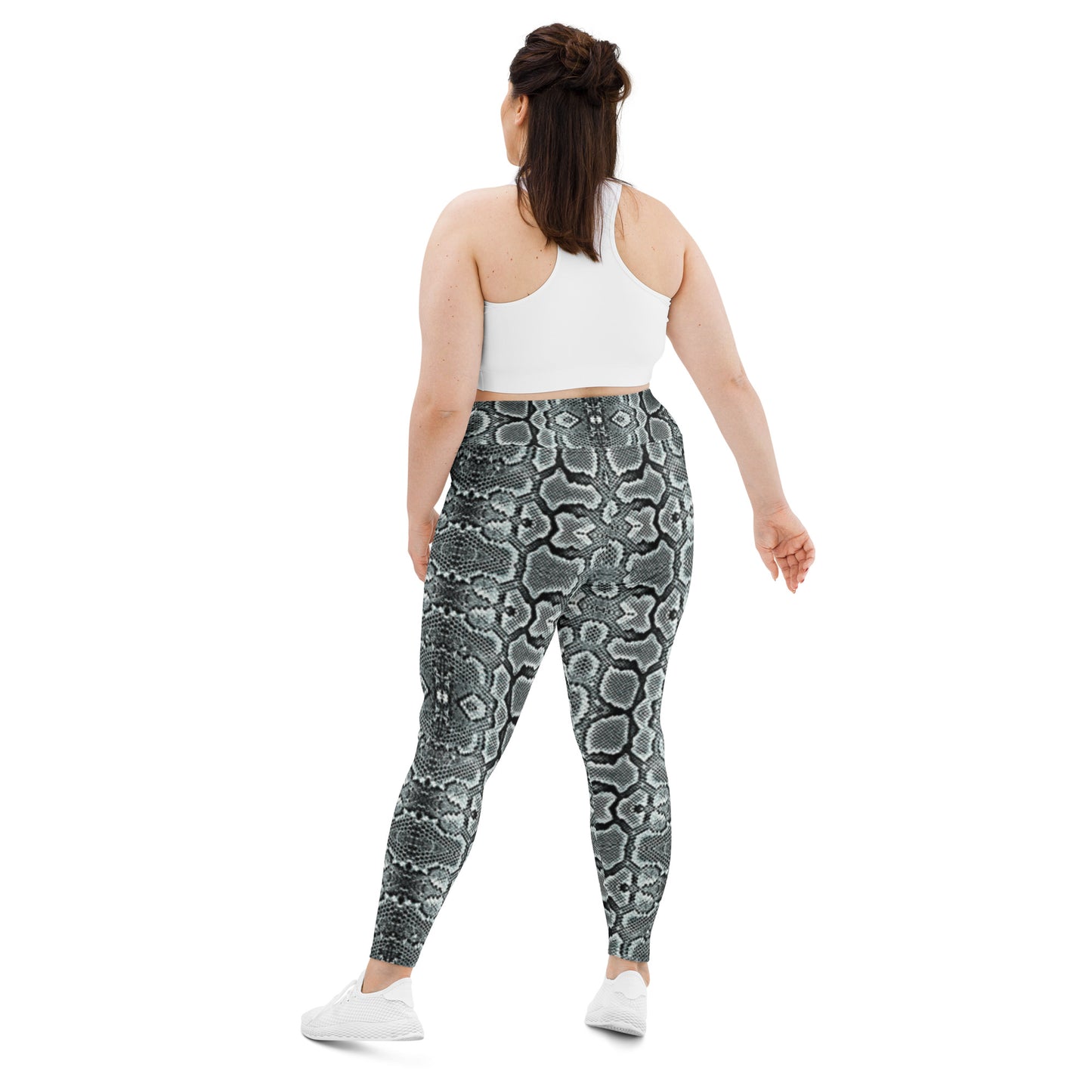 Snake Print Plus Size Leggings