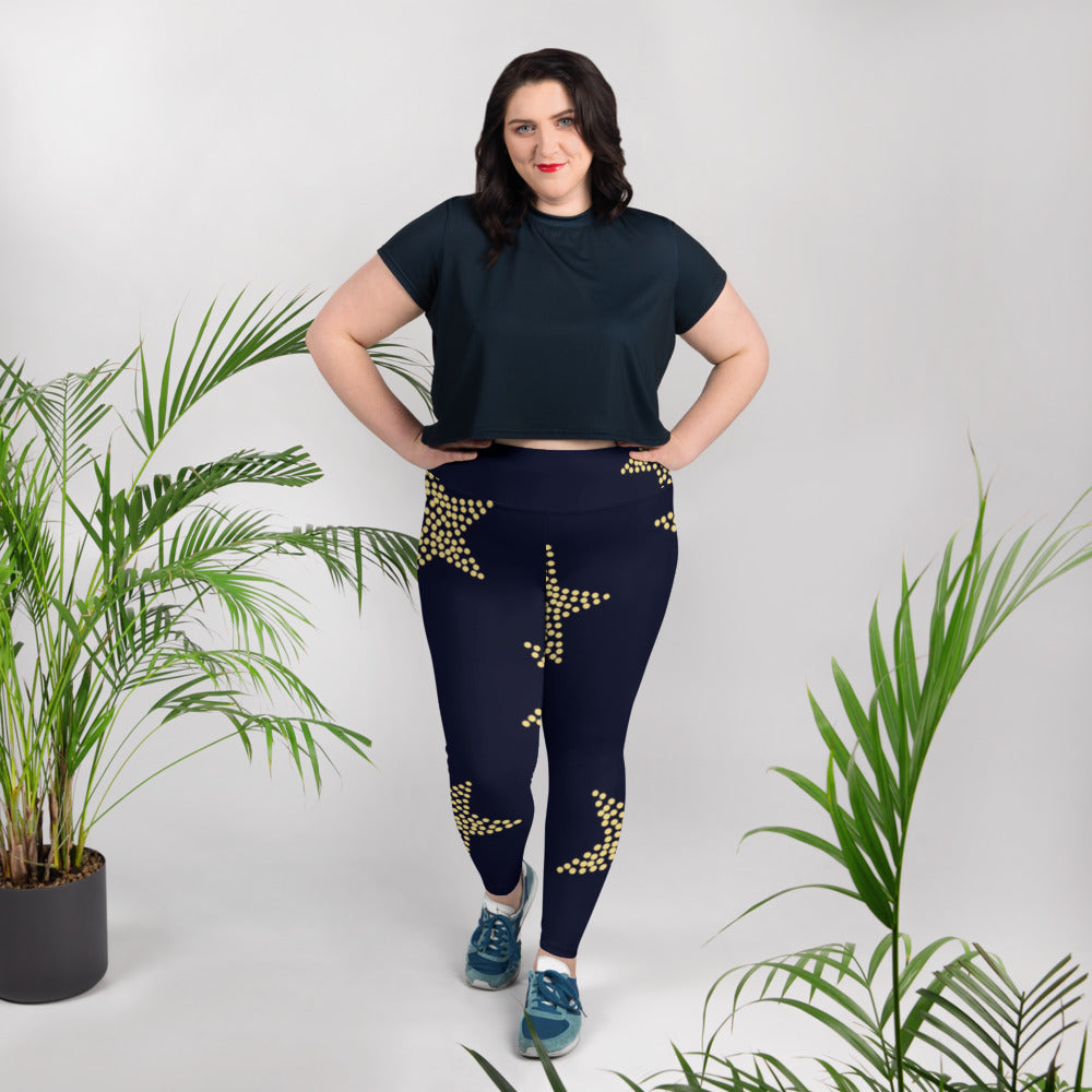 Star Plus Size Leggings