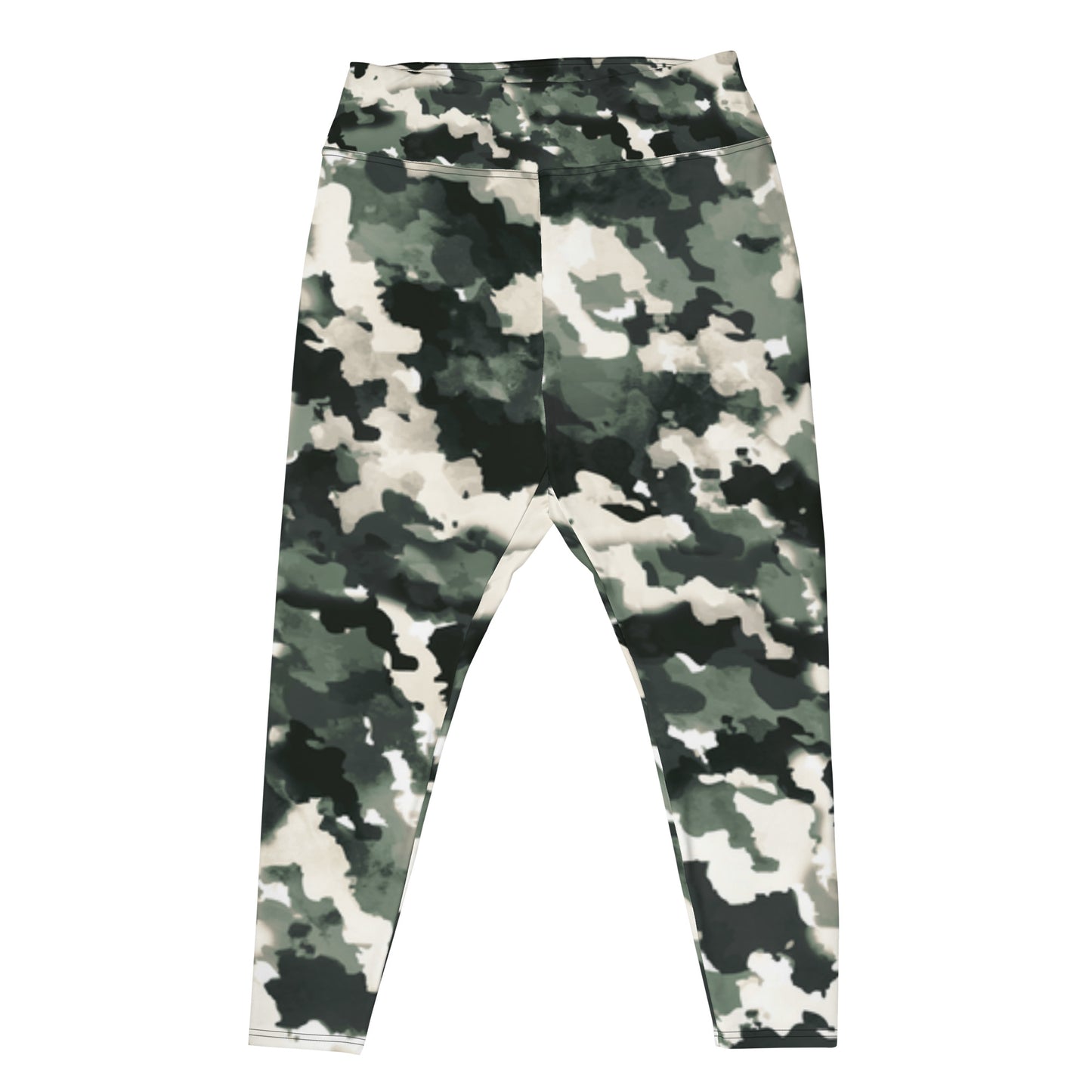 Army Print Plus Size Leggings