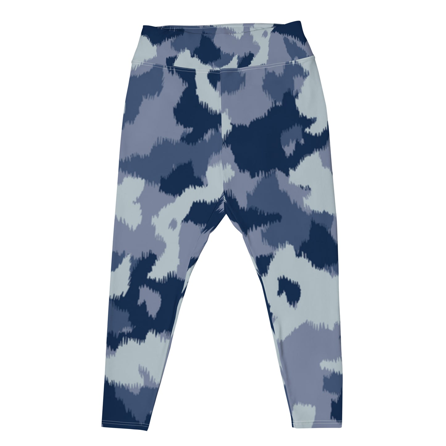 Blue Army Plus Size Leggings