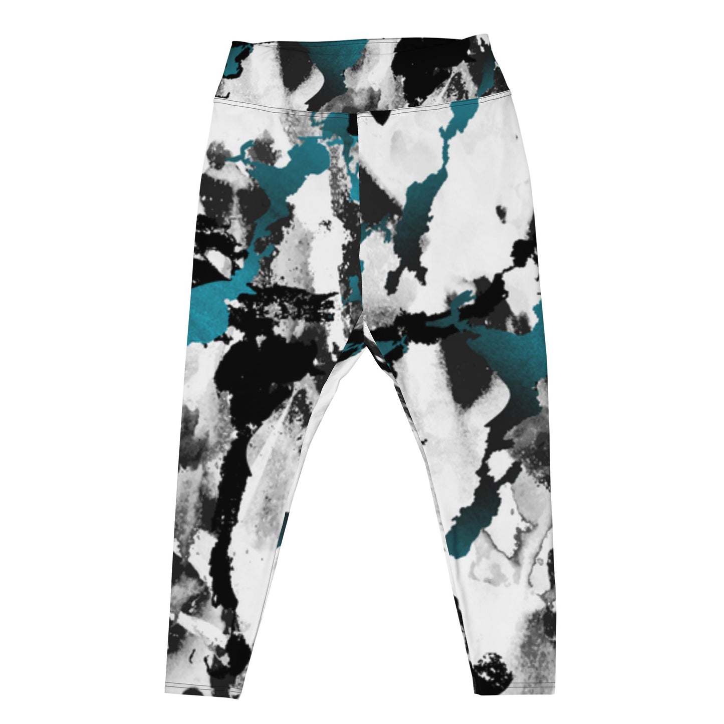 Sea Tie Dye Plus Size Leggings