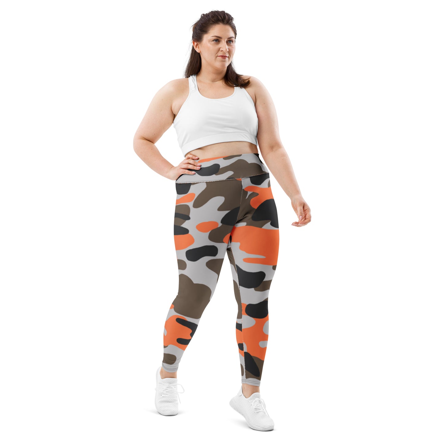 Red Army Print Plus Size Leggings