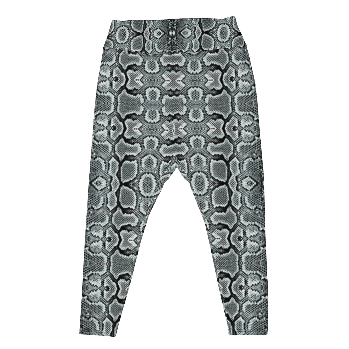 Snake Print Plus Size Leggings