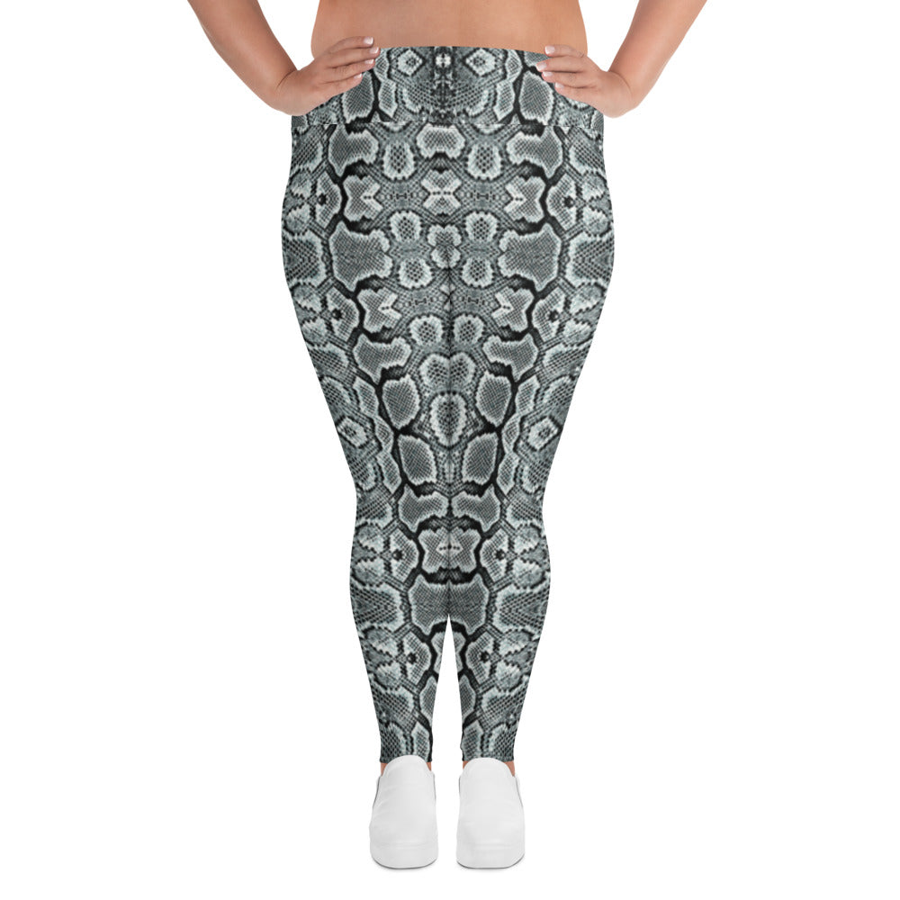 Snake Print Plus Size Leggings