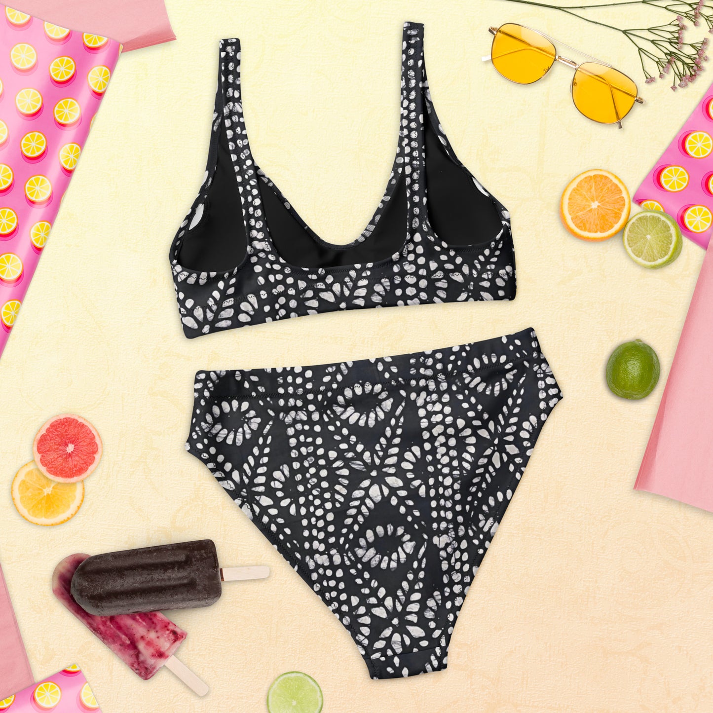 Aztec High-Waisted Bikini