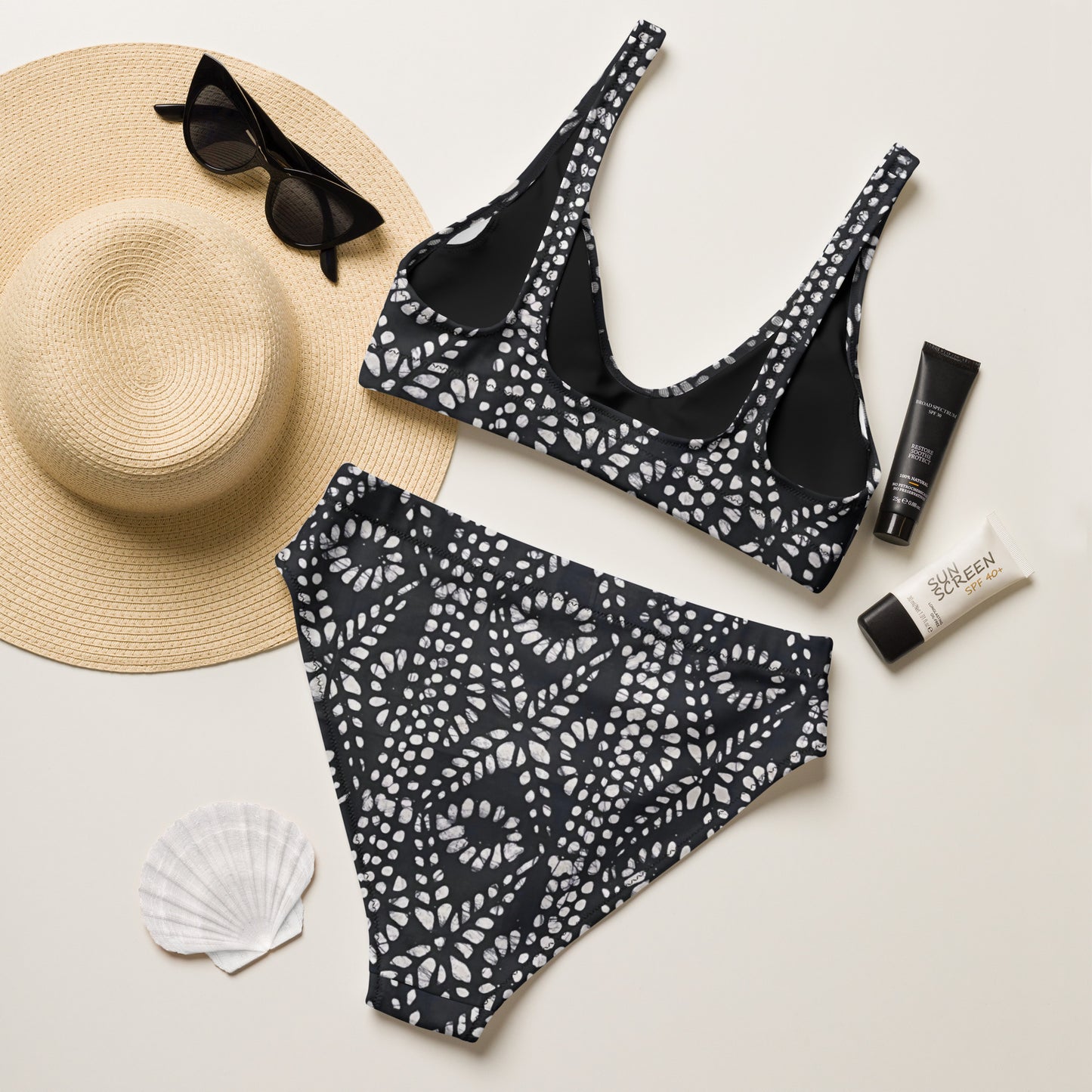 Aztec High-Waisted Bikini