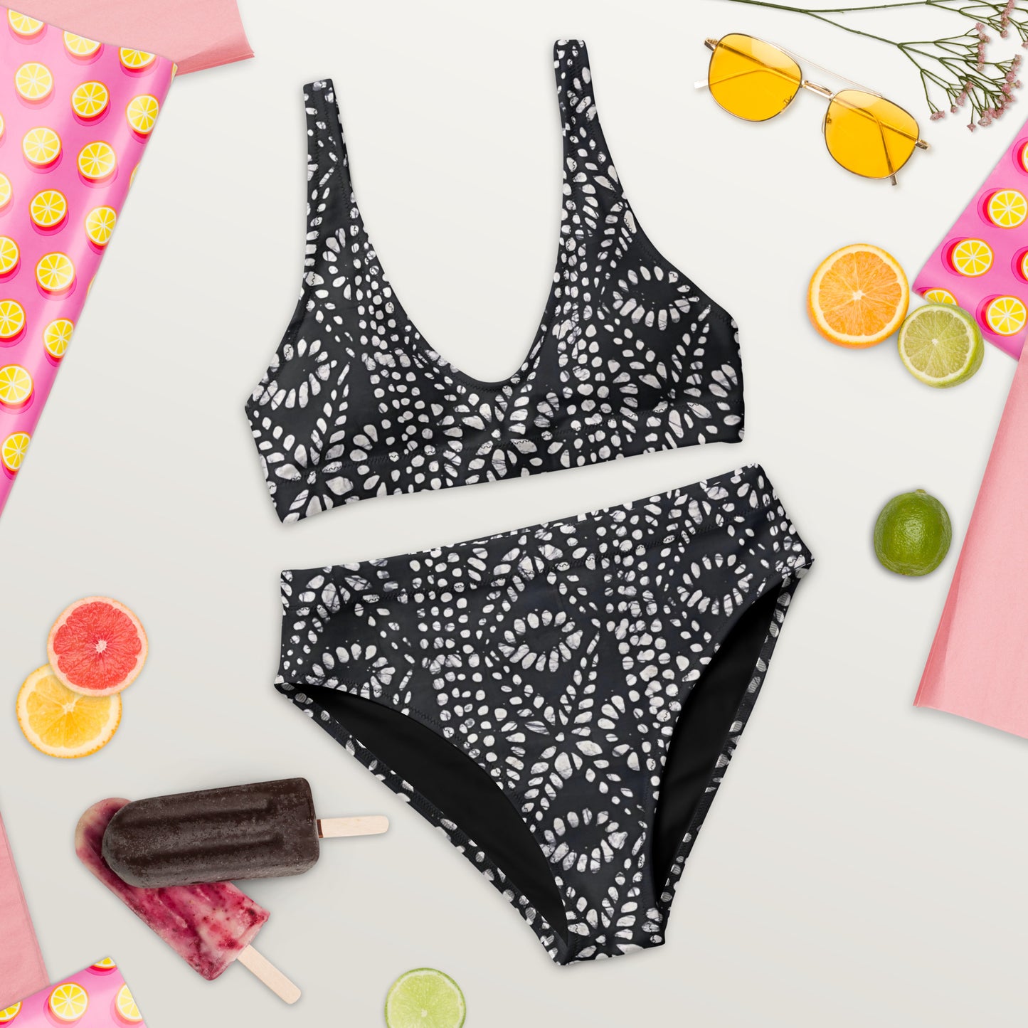 Aztec High-Waisted Bikini