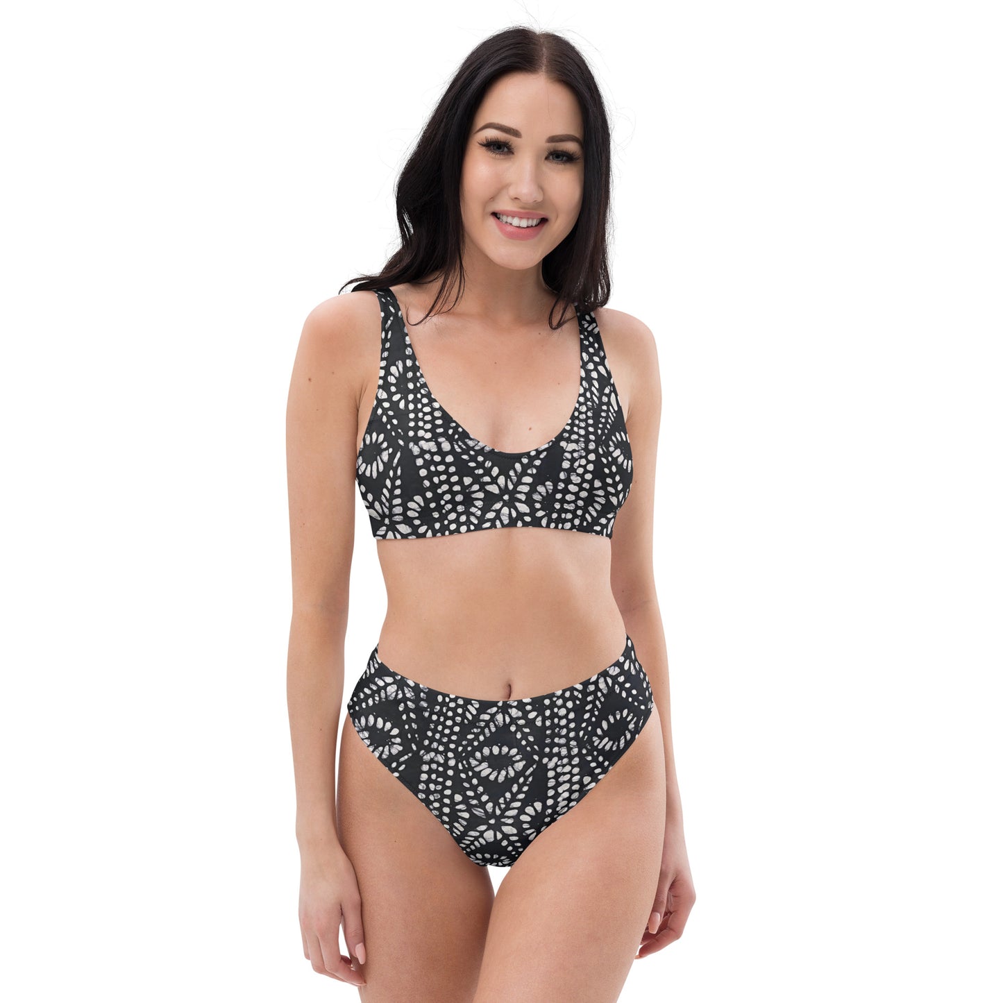 Aztec High-Waisted Bikini