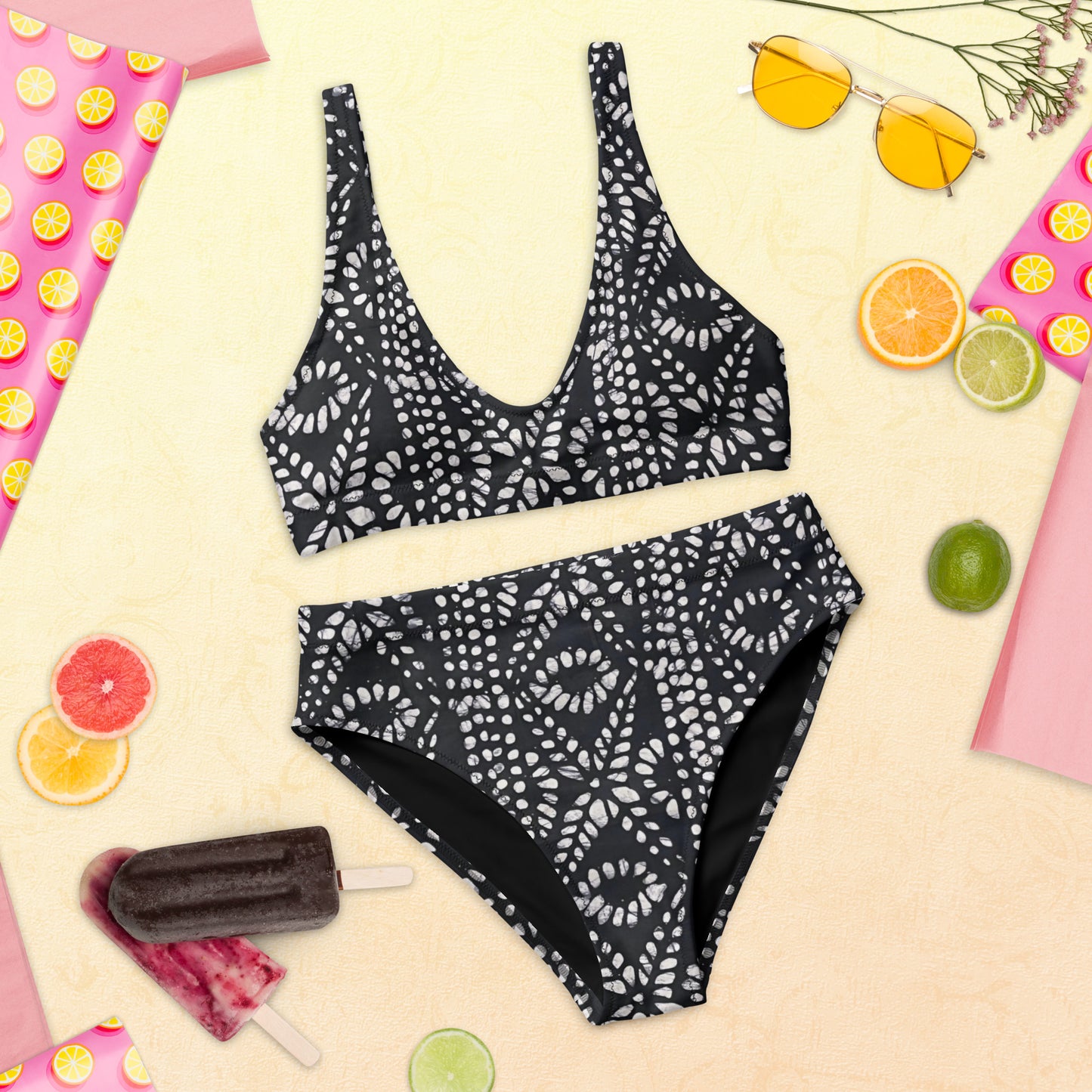 Aztec High-Waisted Bikini