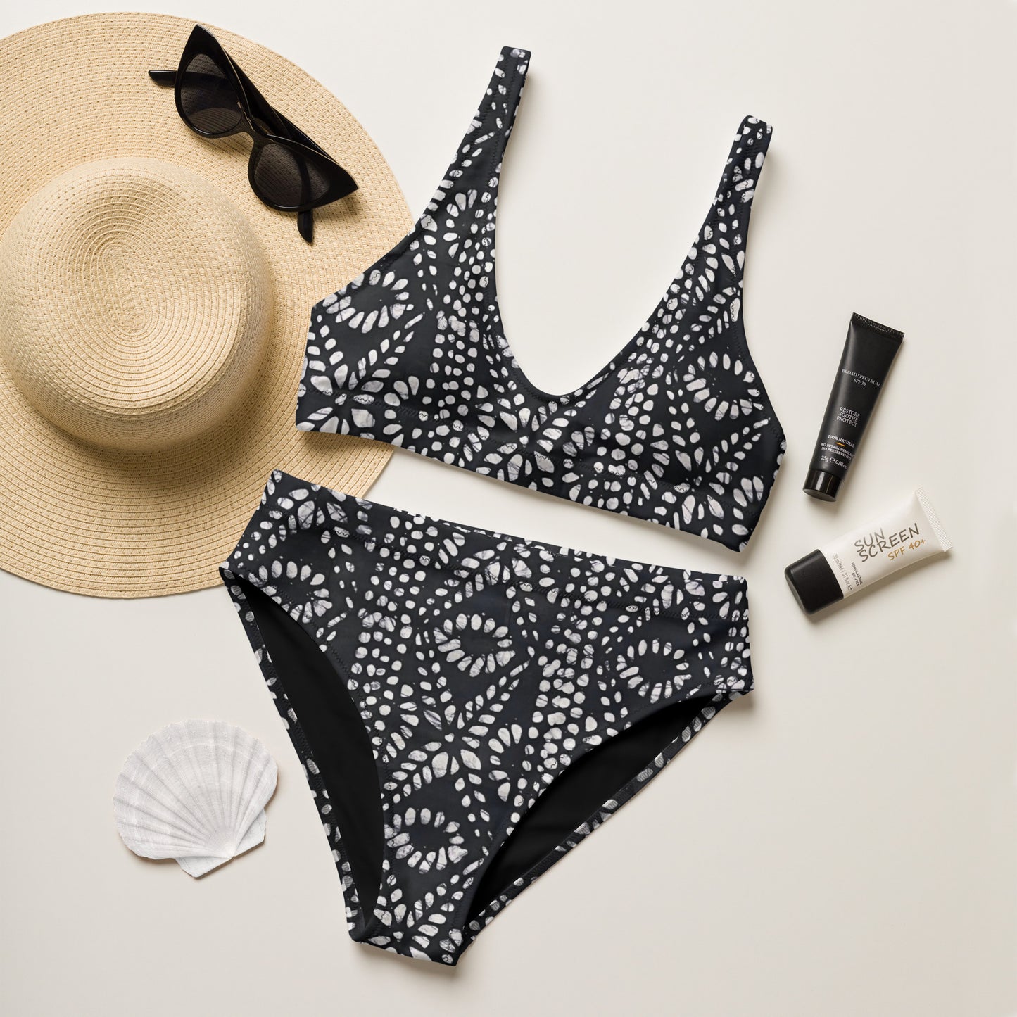 Aztec High-Waisted Bikini