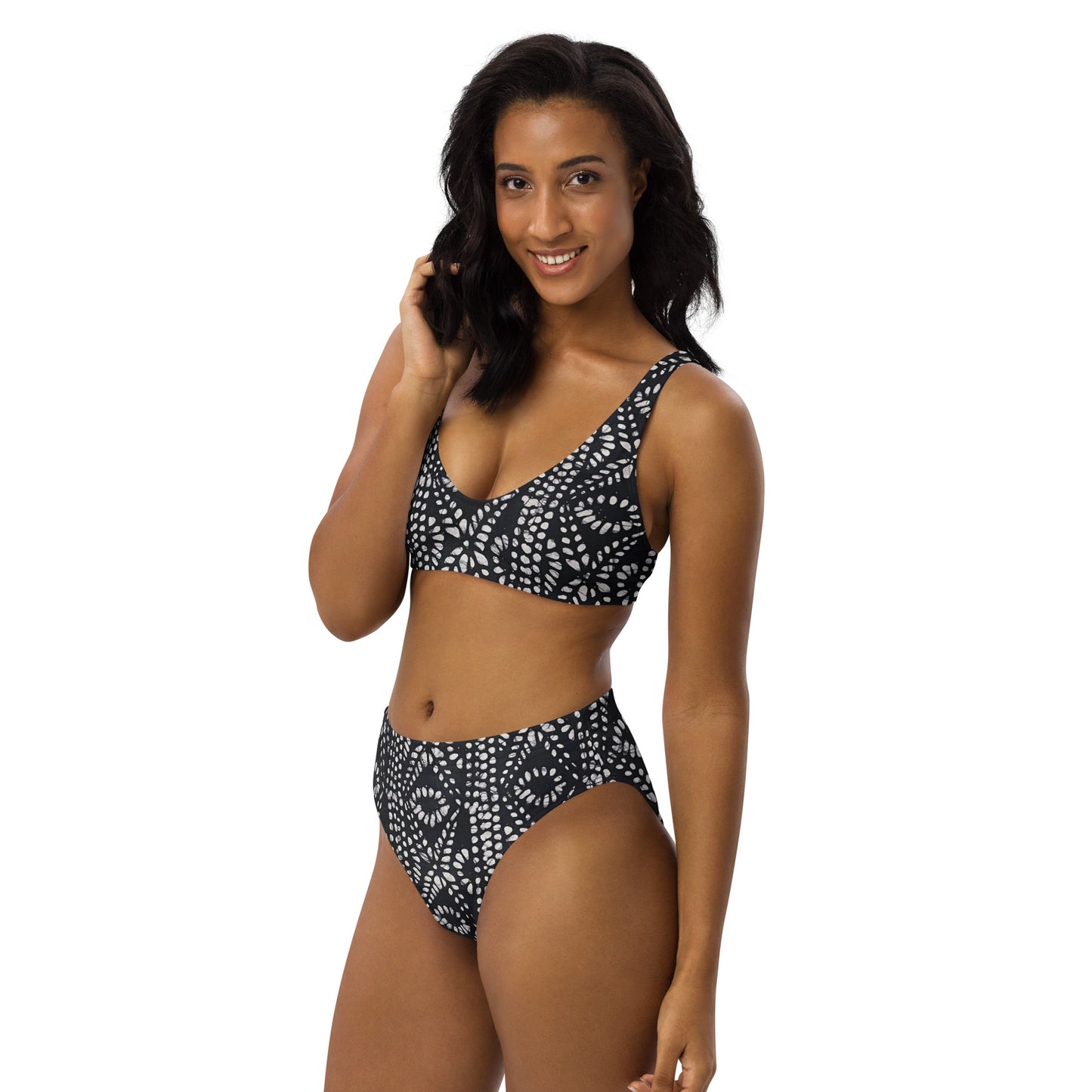 Aztec High-Waisted Bikini