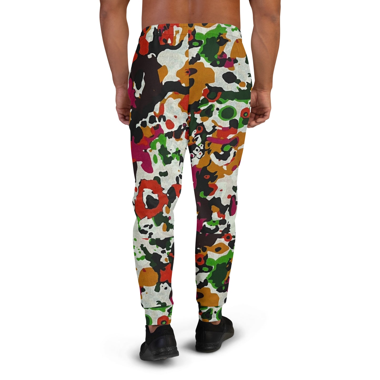 Multicolour Paint Ankara Men's Joggers