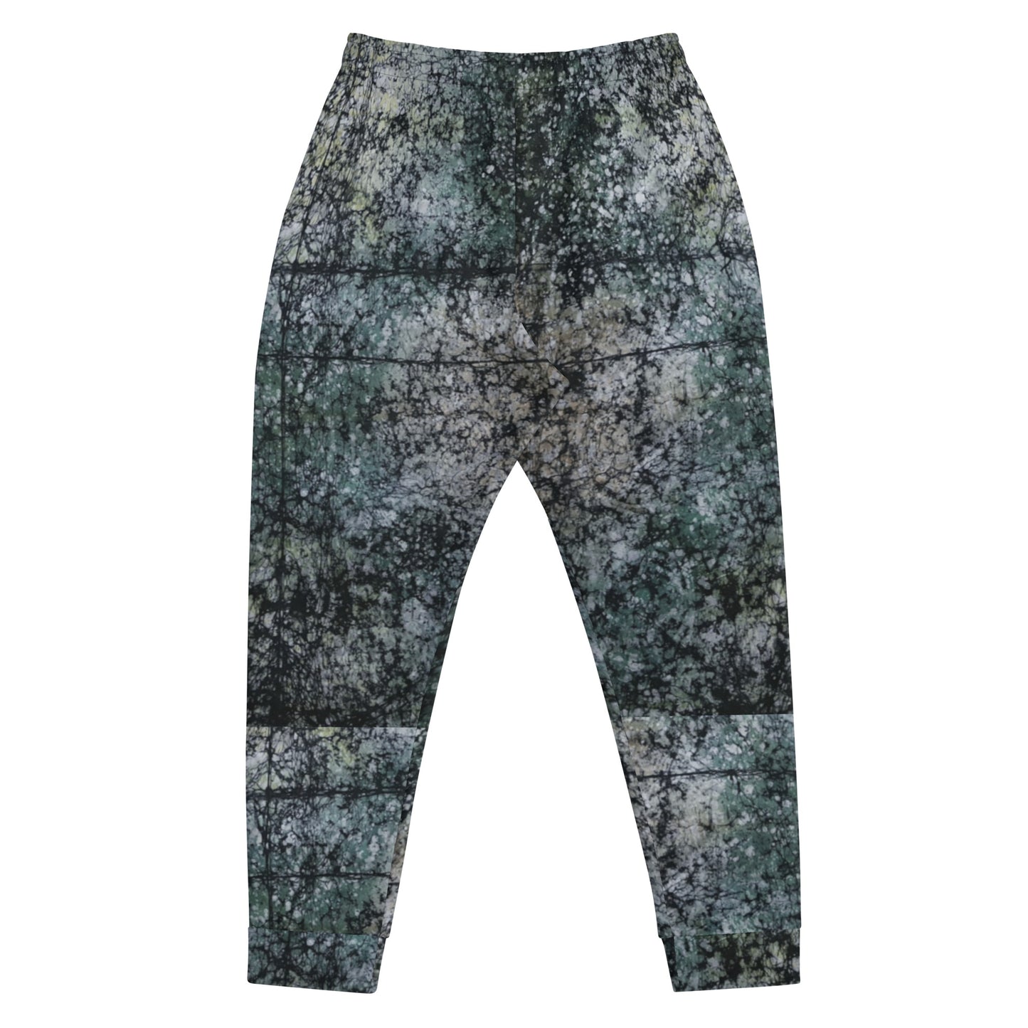 Dark Green Adire Men's Joggers