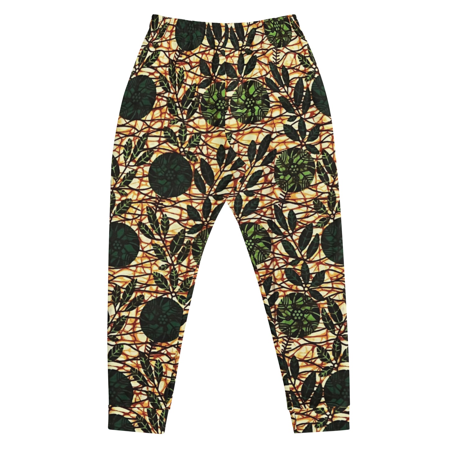 Green Leaf Wine Ankara Men's Joggers