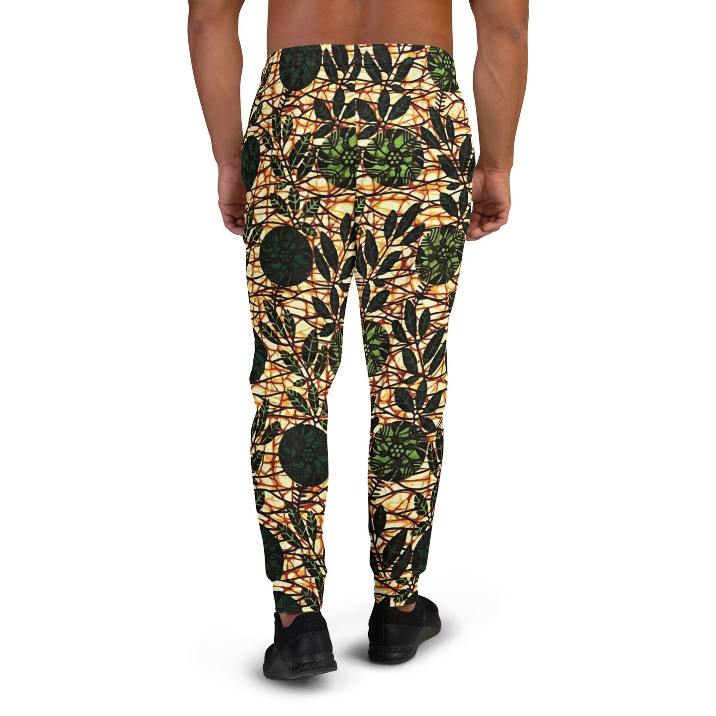 Green Leaf Wine Ankara Men's Joggers