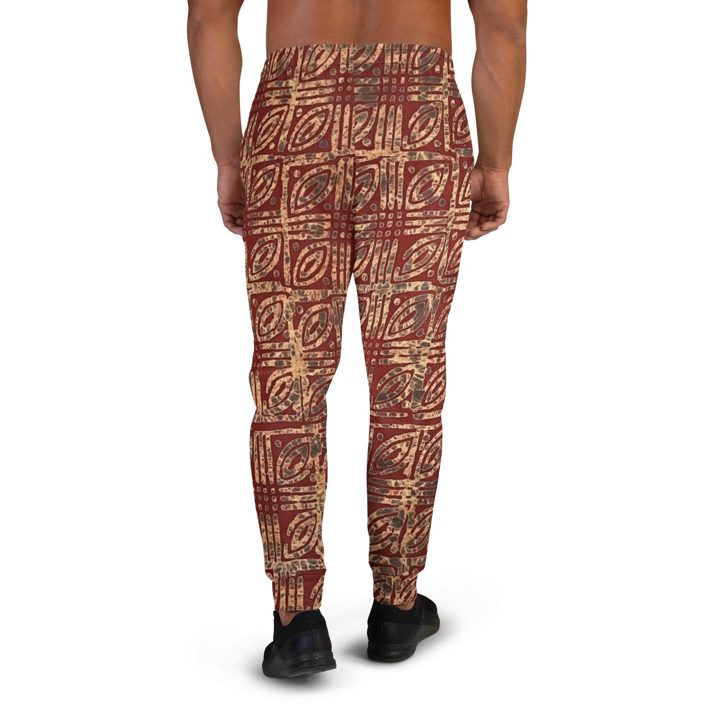 Copper And Gold Adire Men's Joggers