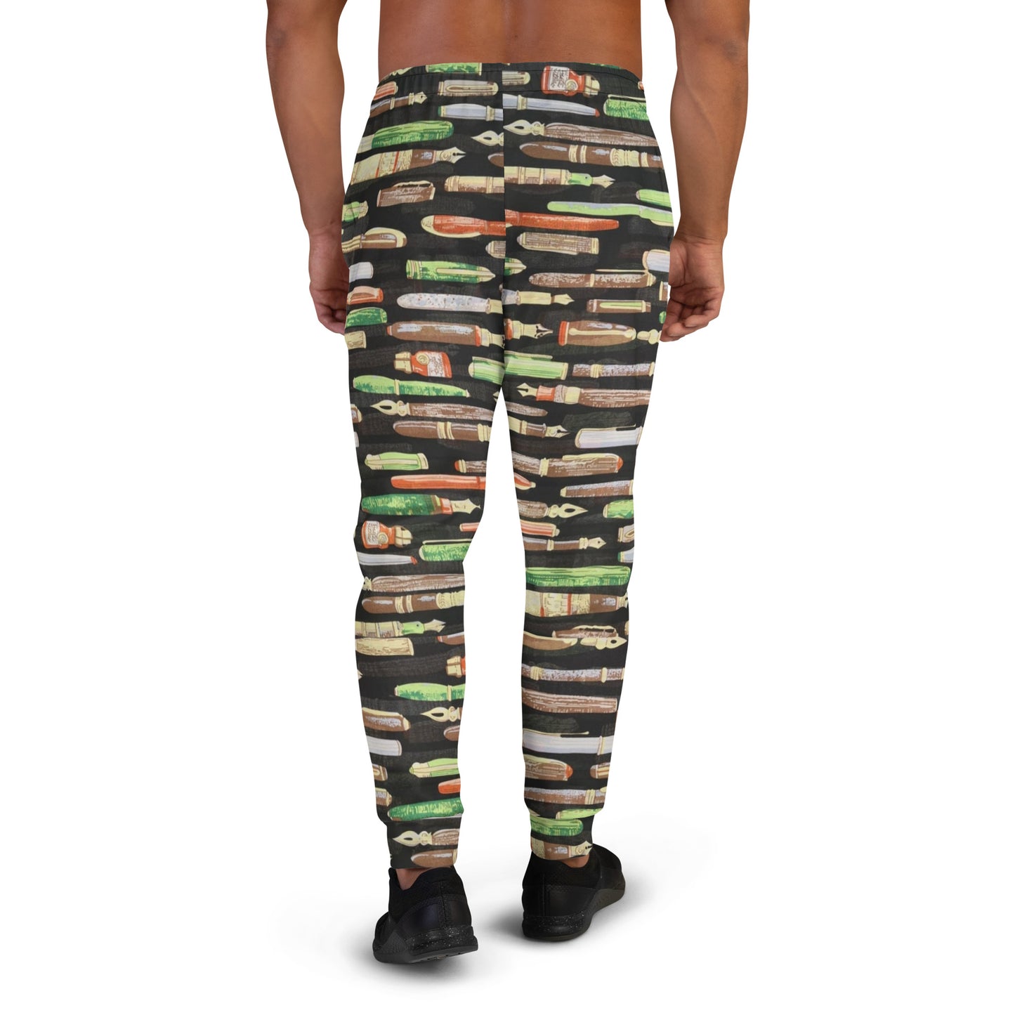 Green Pen Ankara Men's Joggers