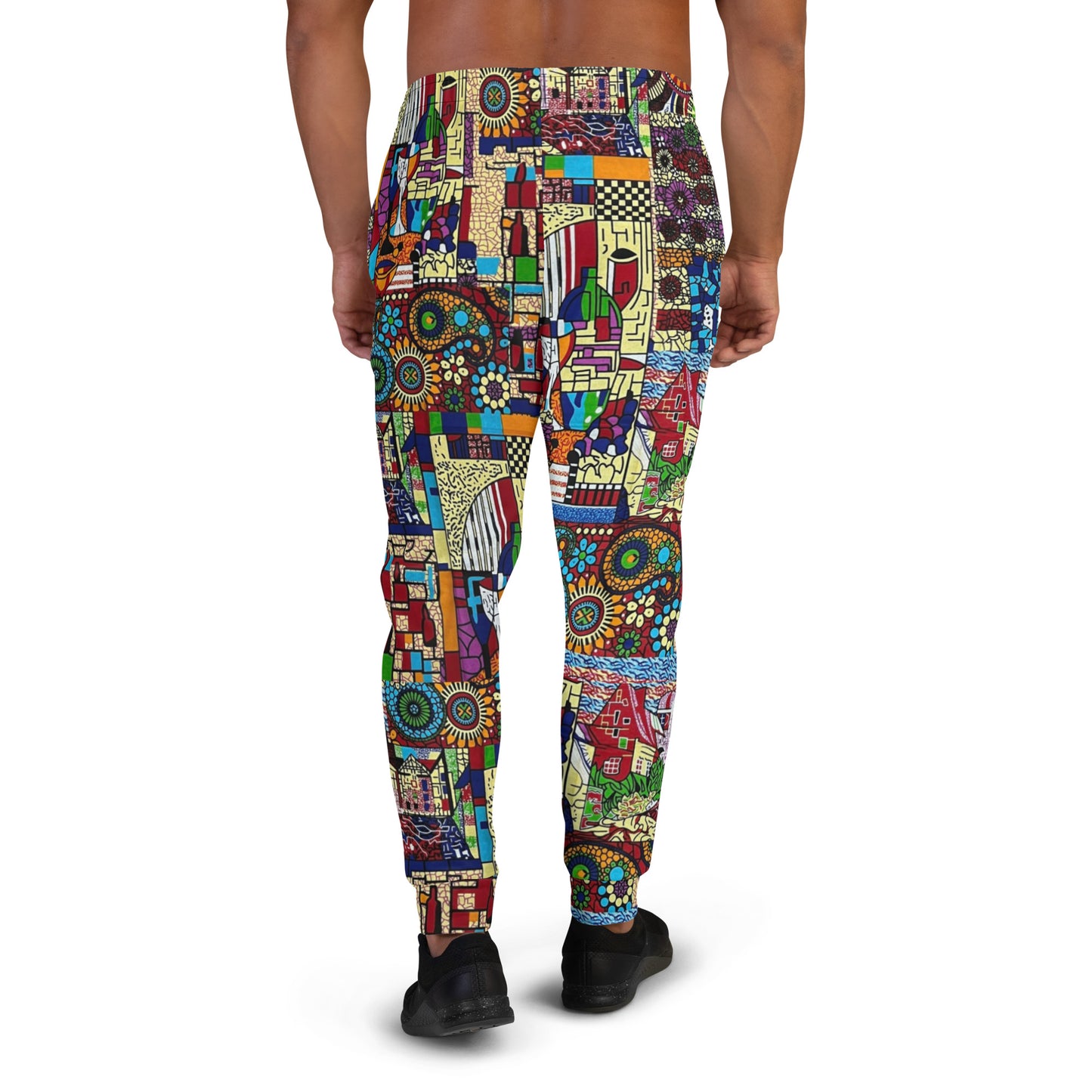 Colourful Artsy Ankara Men's Joggers