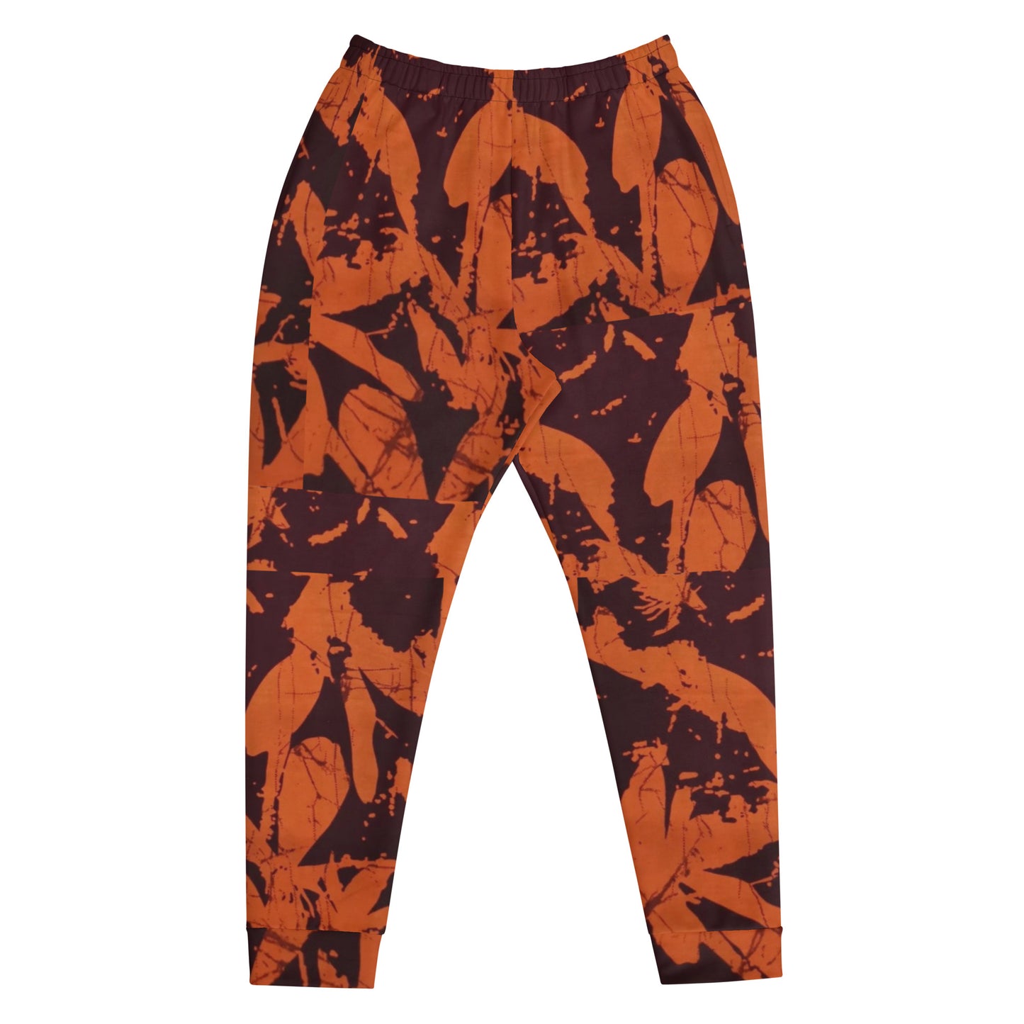 Orange Adire Men's Joggers