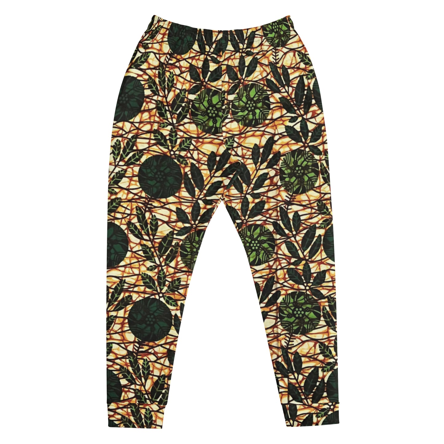 Green Leaf Wine Ankara Men's Joggers