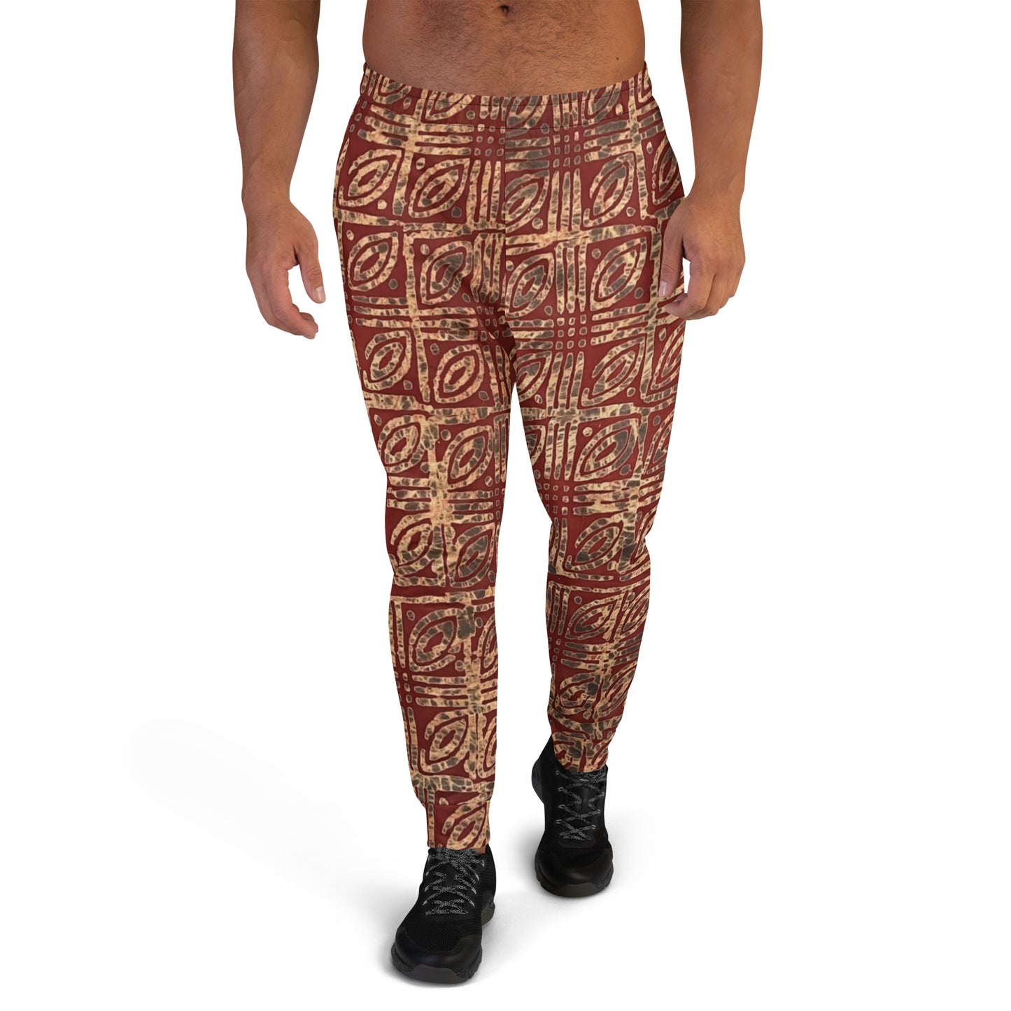 Copper And Gold Adire Men's Joggers