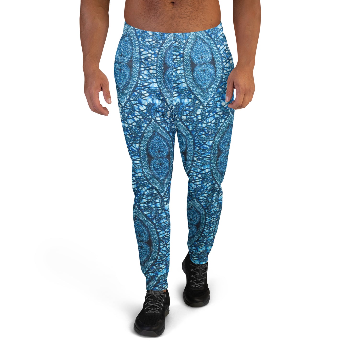 Blue Peas Ankara Men's Joggers