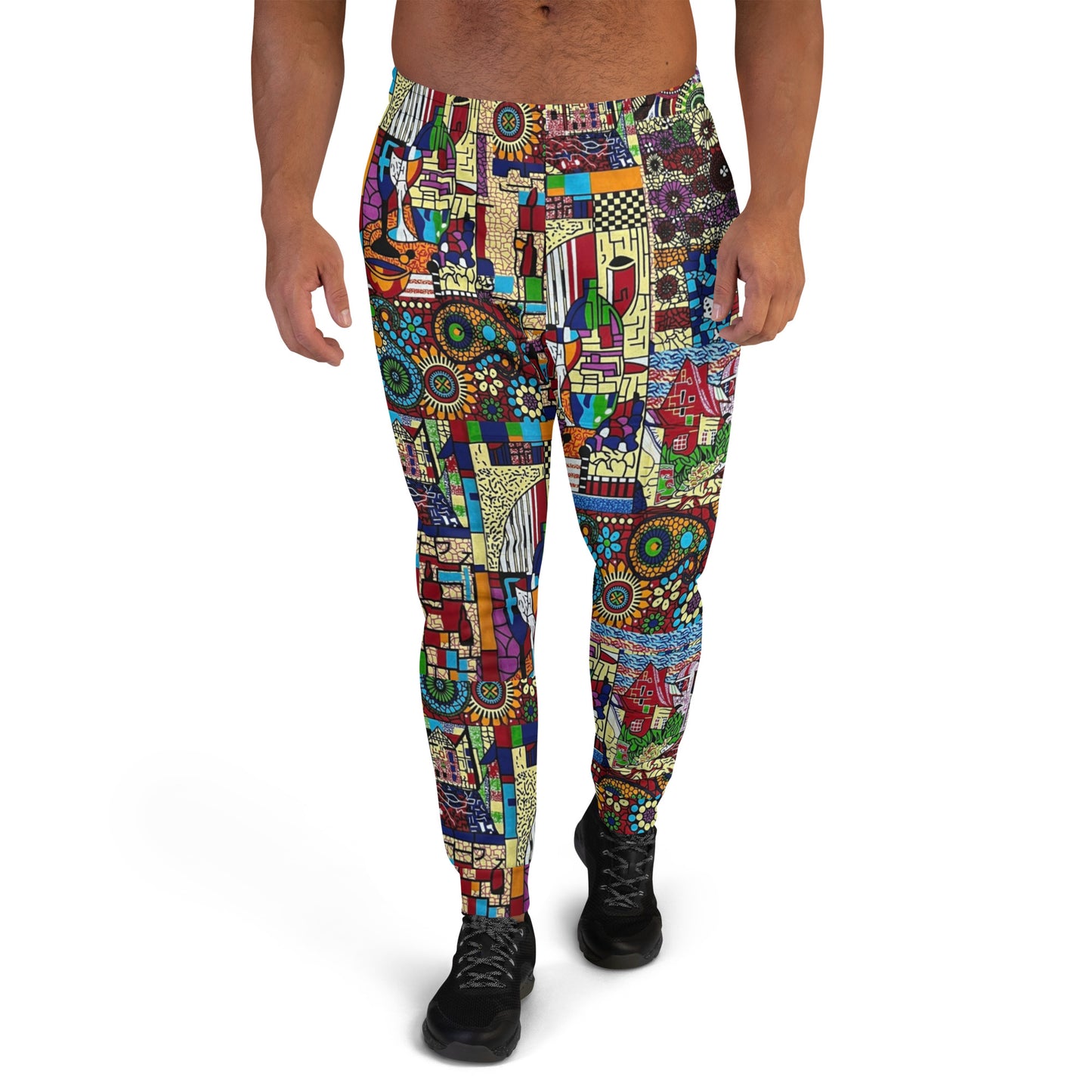 Colourful Artsy Ankara Men's Joggers