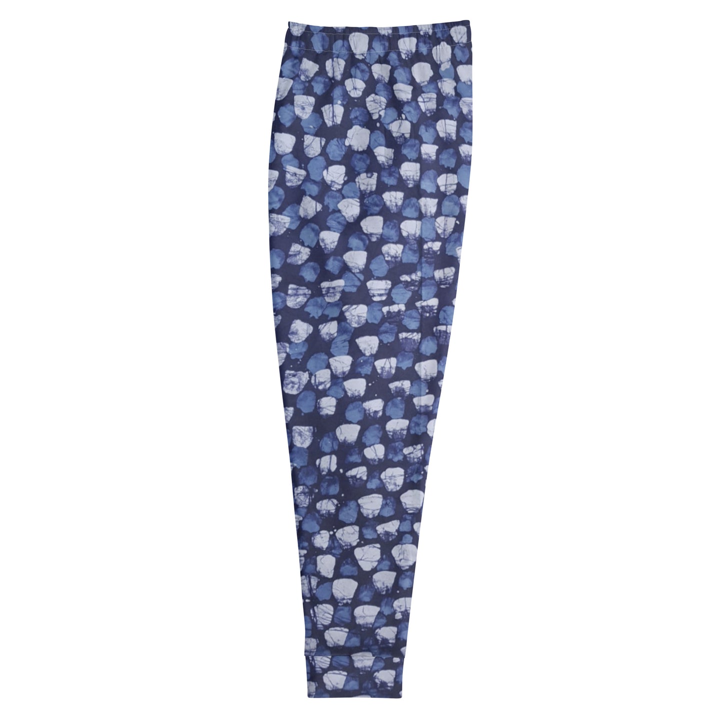 Blue Dotted Adire Men's Joggers