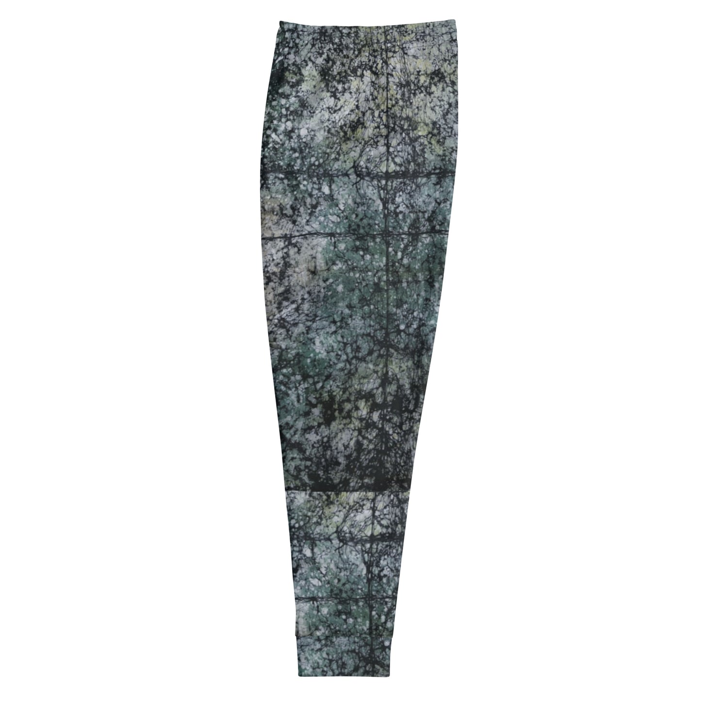 Dark Green Adire Men's Joggers