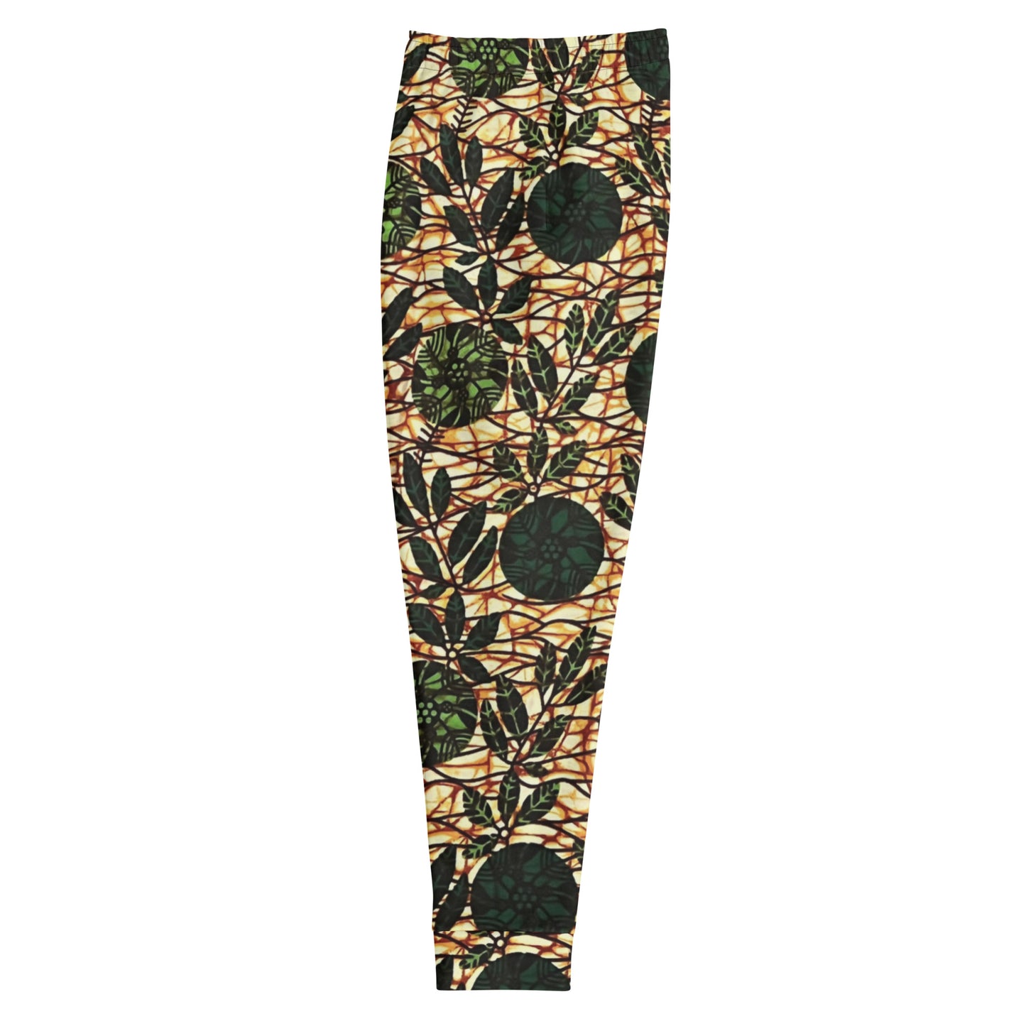 Green Leaf Wine Ankara Men's Joggers