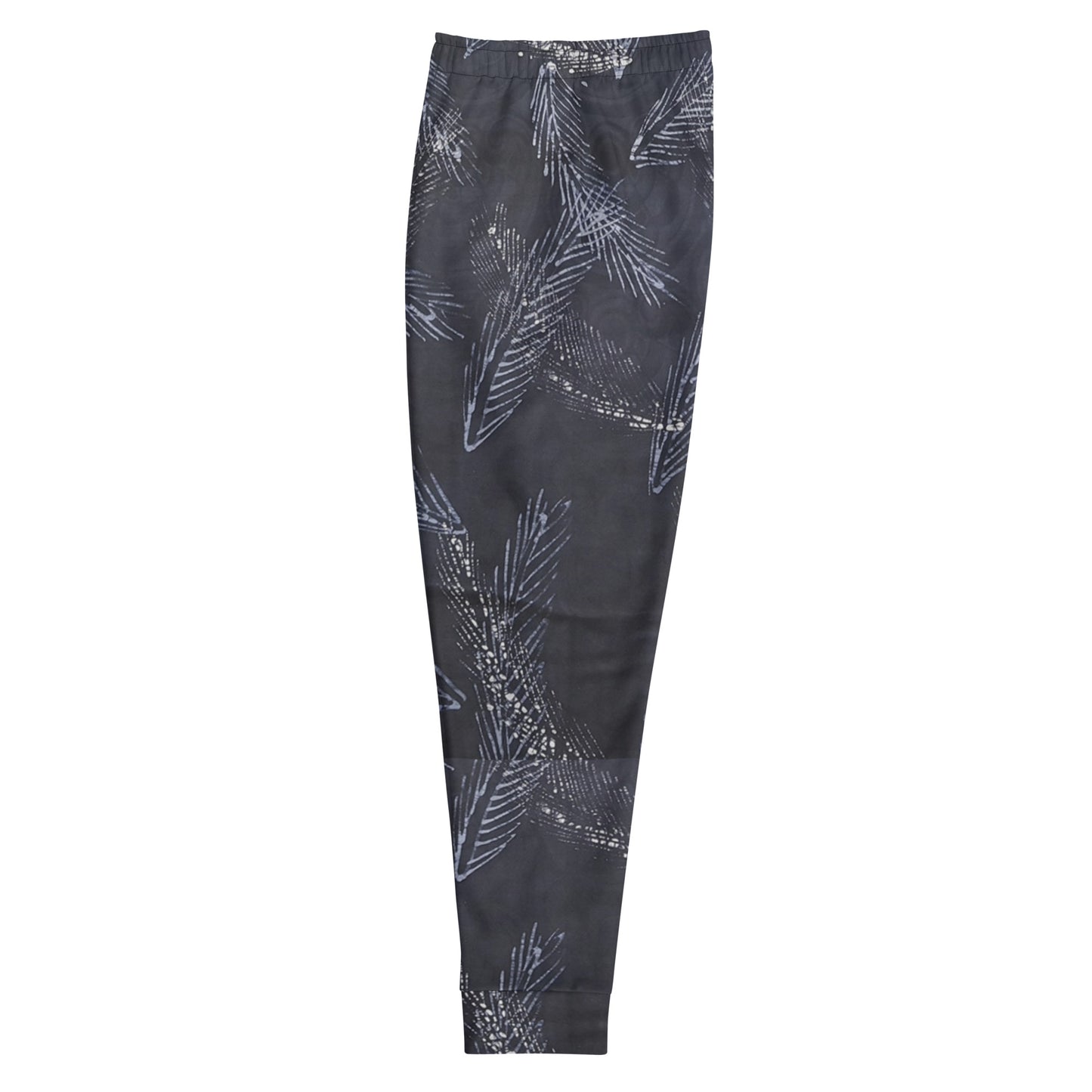 Dark Blue Leaf Adire Men's Joggers