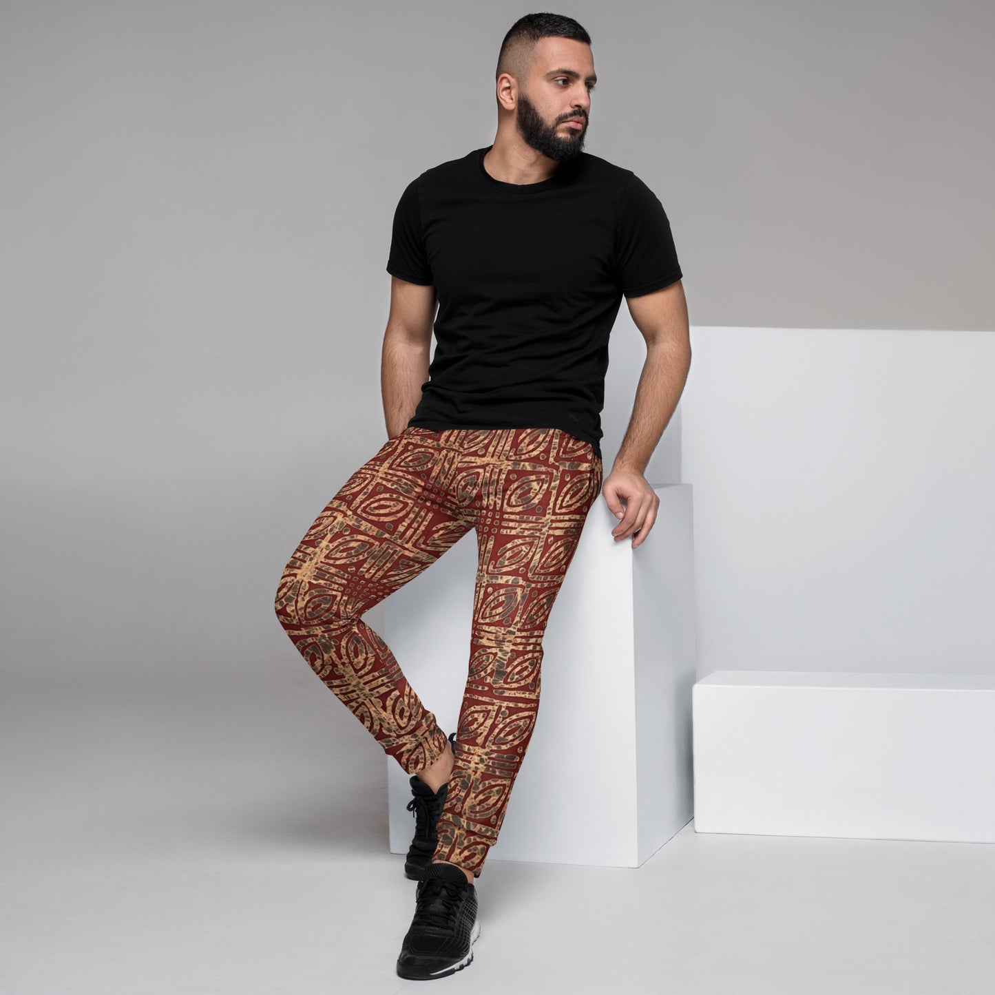 Copper And Gold Adire Men's Joggers