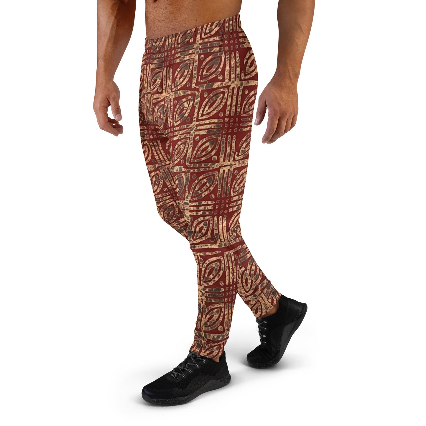 Copper And Gold Adire Men's Joggers