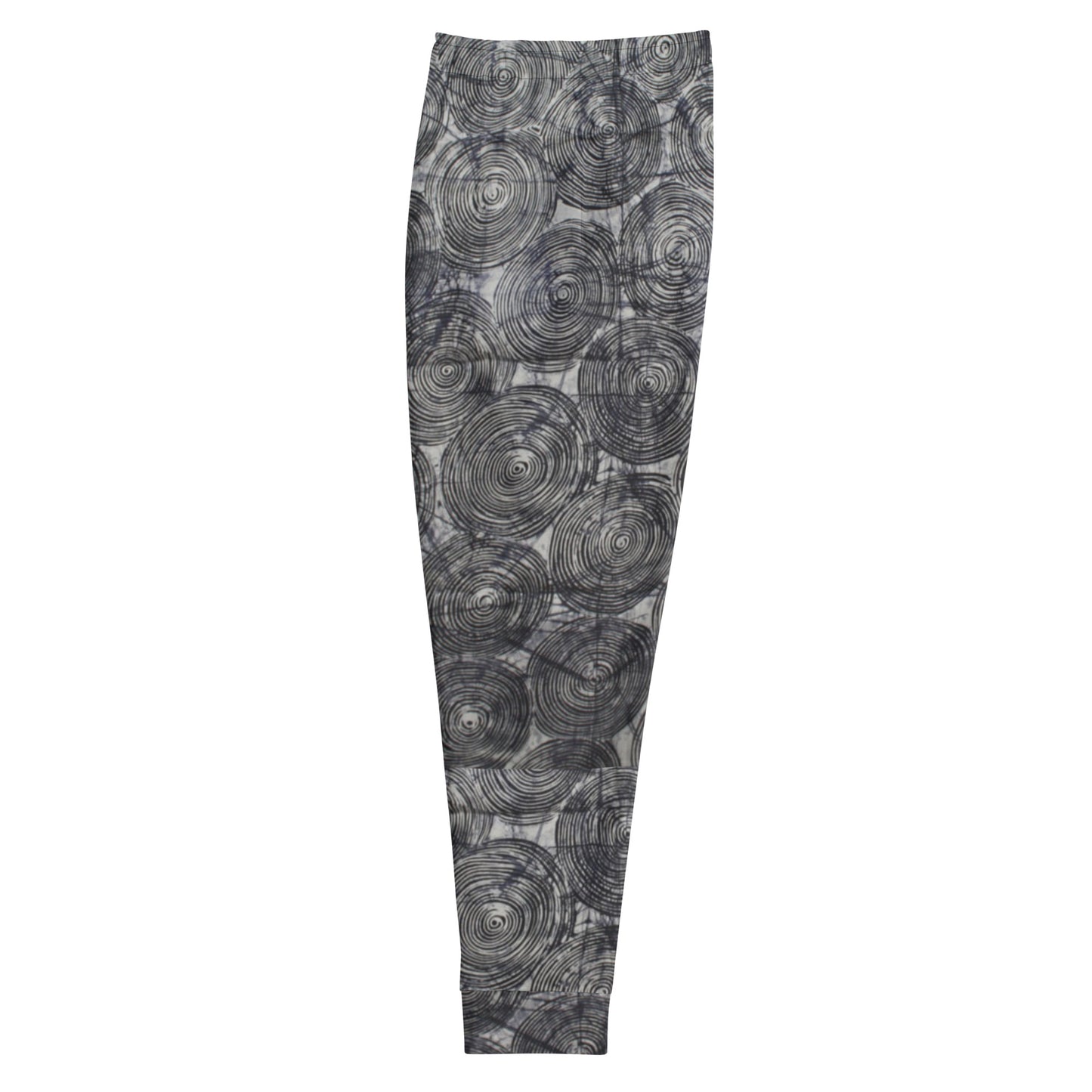 Black Swirls Adire Men's Joggers