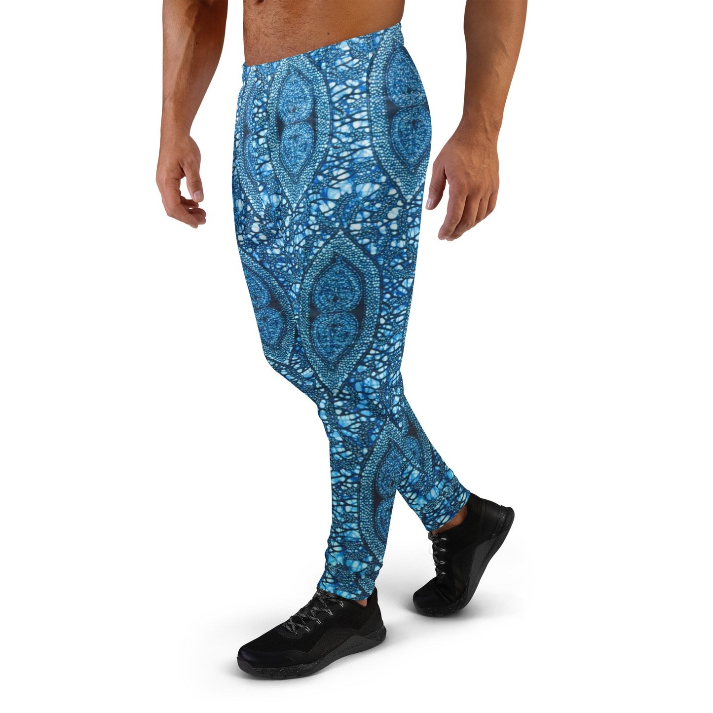 Blue Peas Ankara Men's Joggers