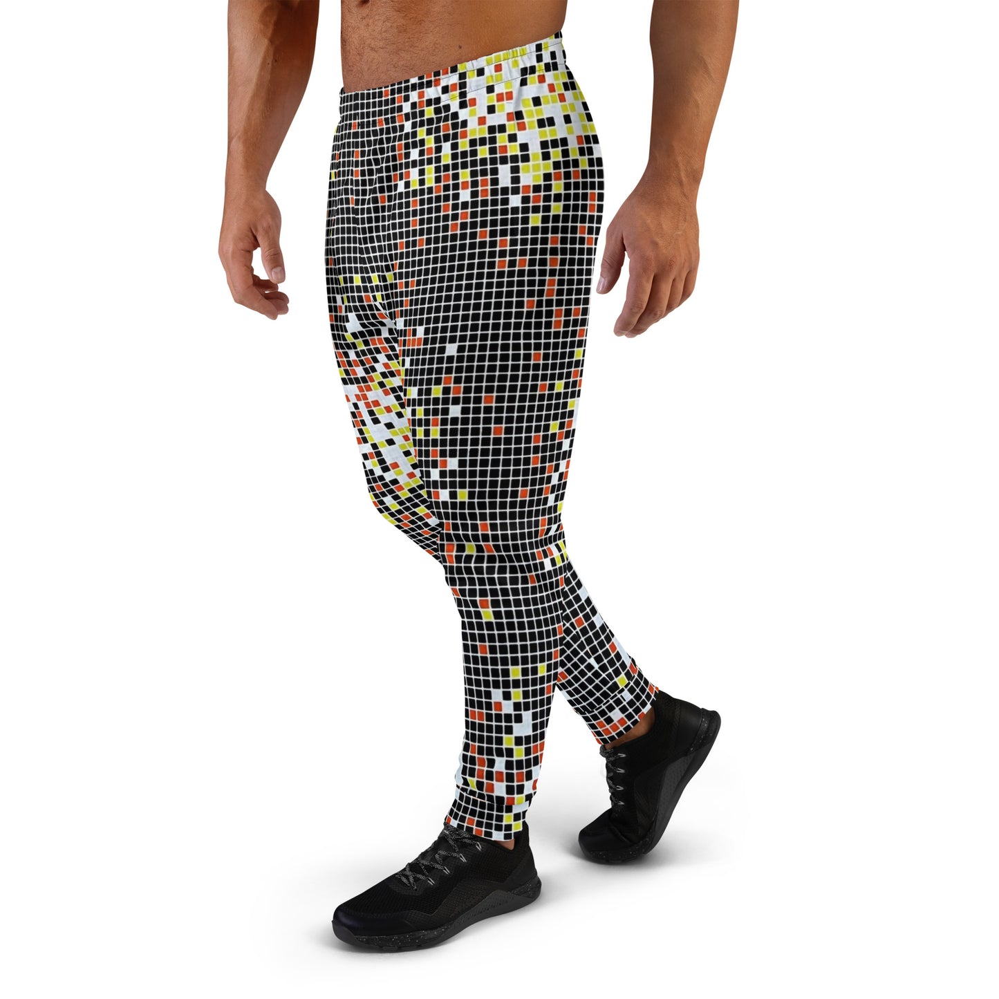 Graphic Square Ankara Men's Joggers