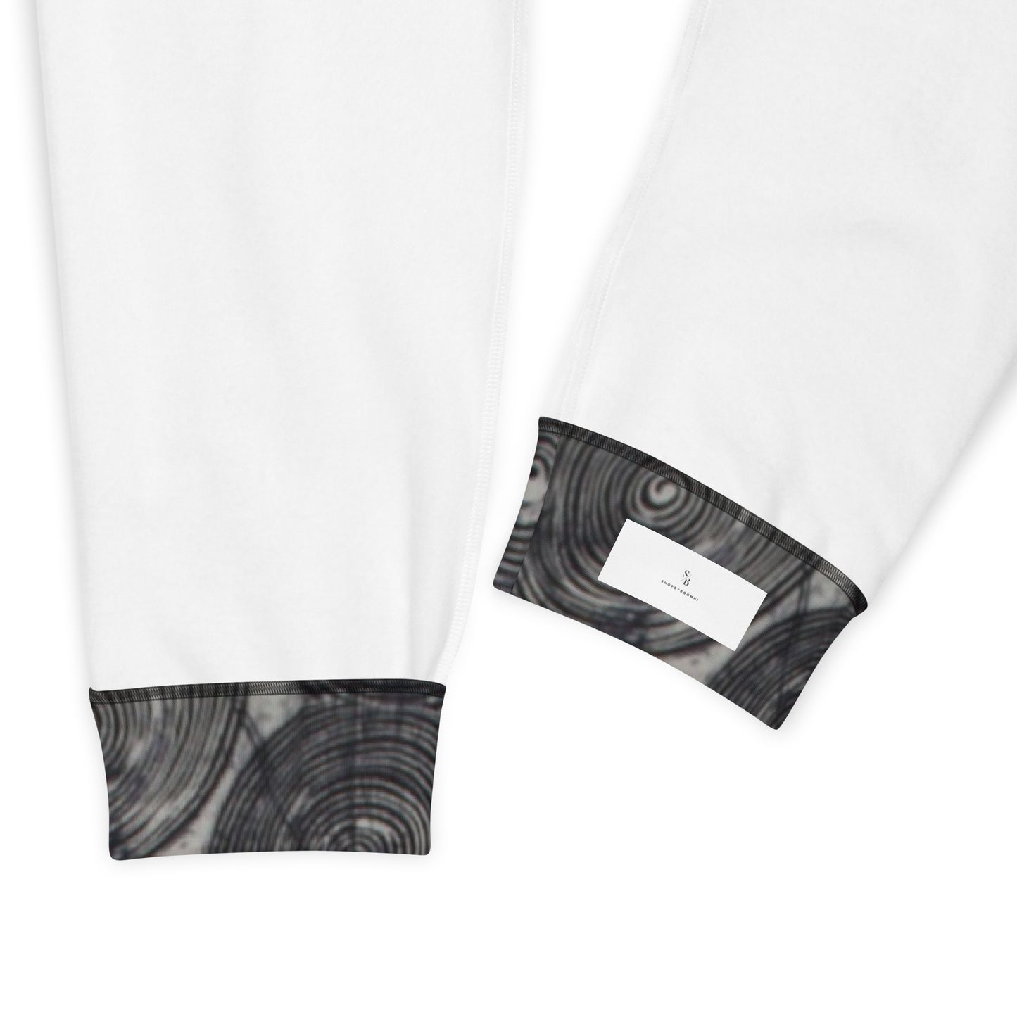 Black Swirls Adire Men's Joggers