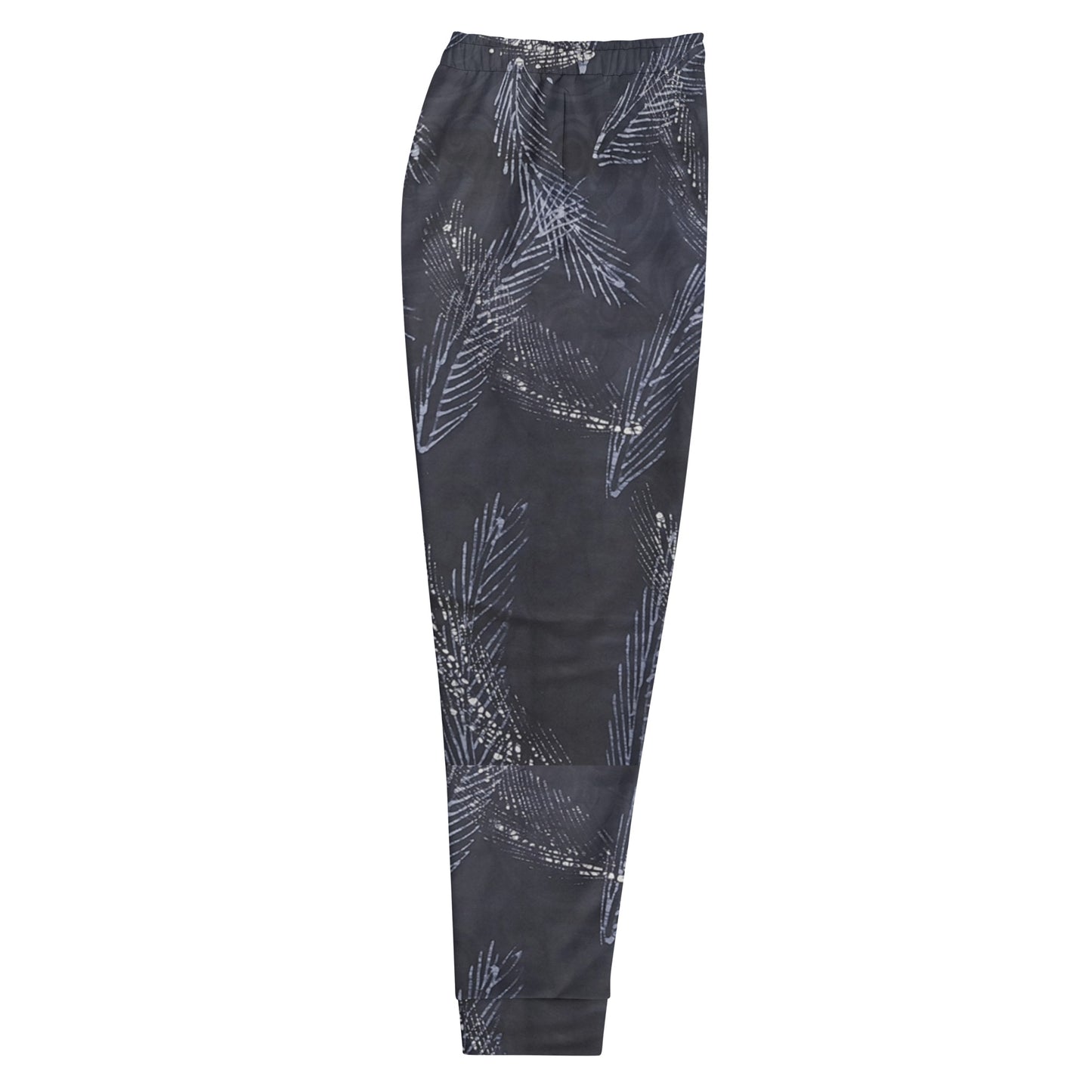 Dark Blue Leaf Adire Men's Joggers