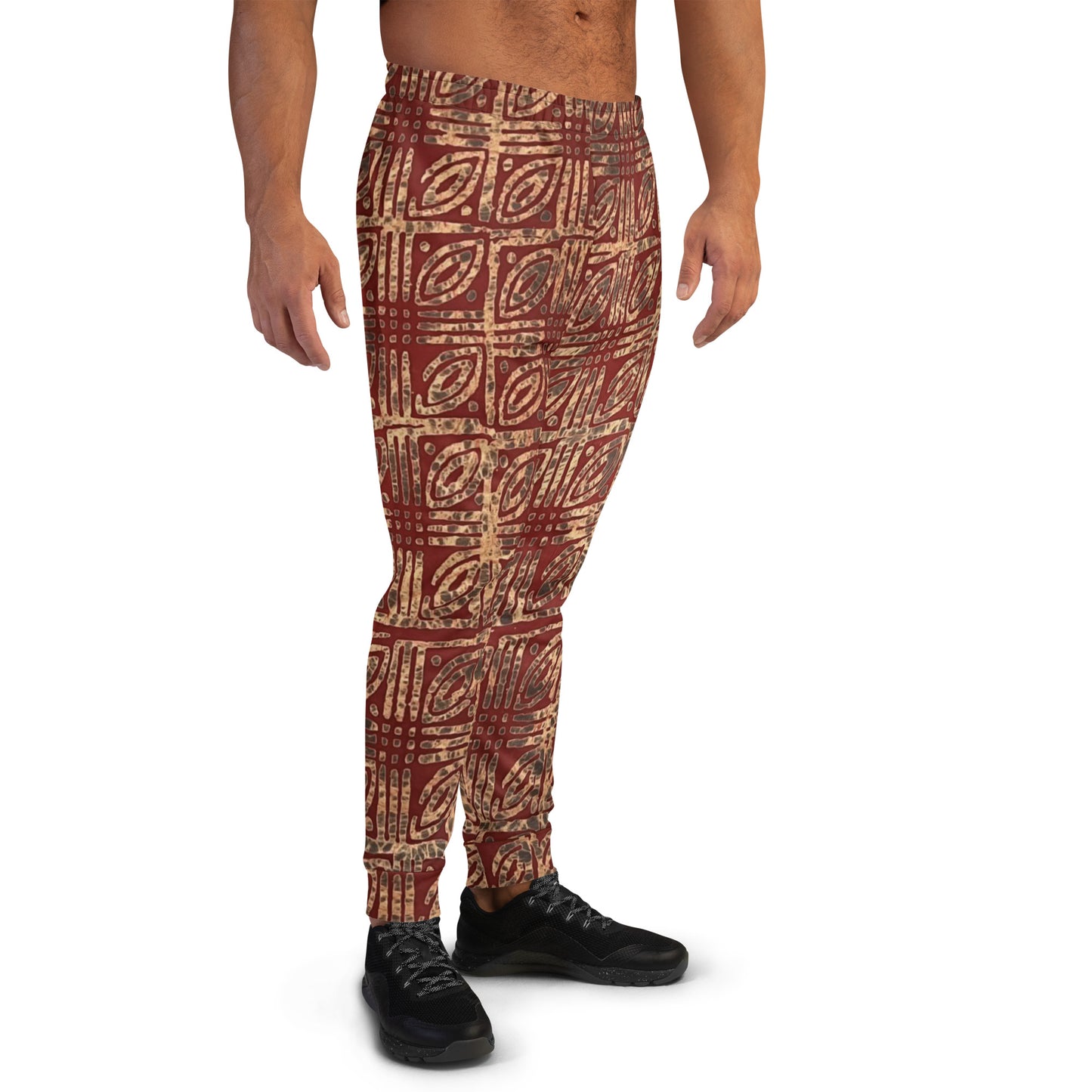 Copper And Gold Adire Men's Joggers