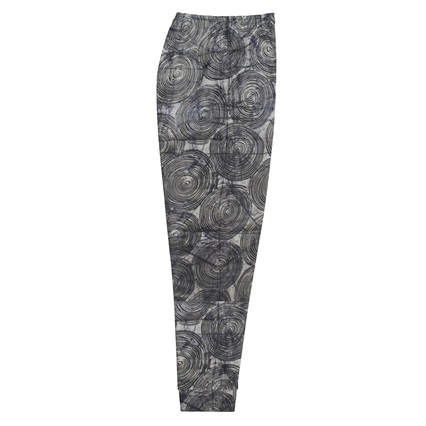 Black Swirls Adire Men's Joggers