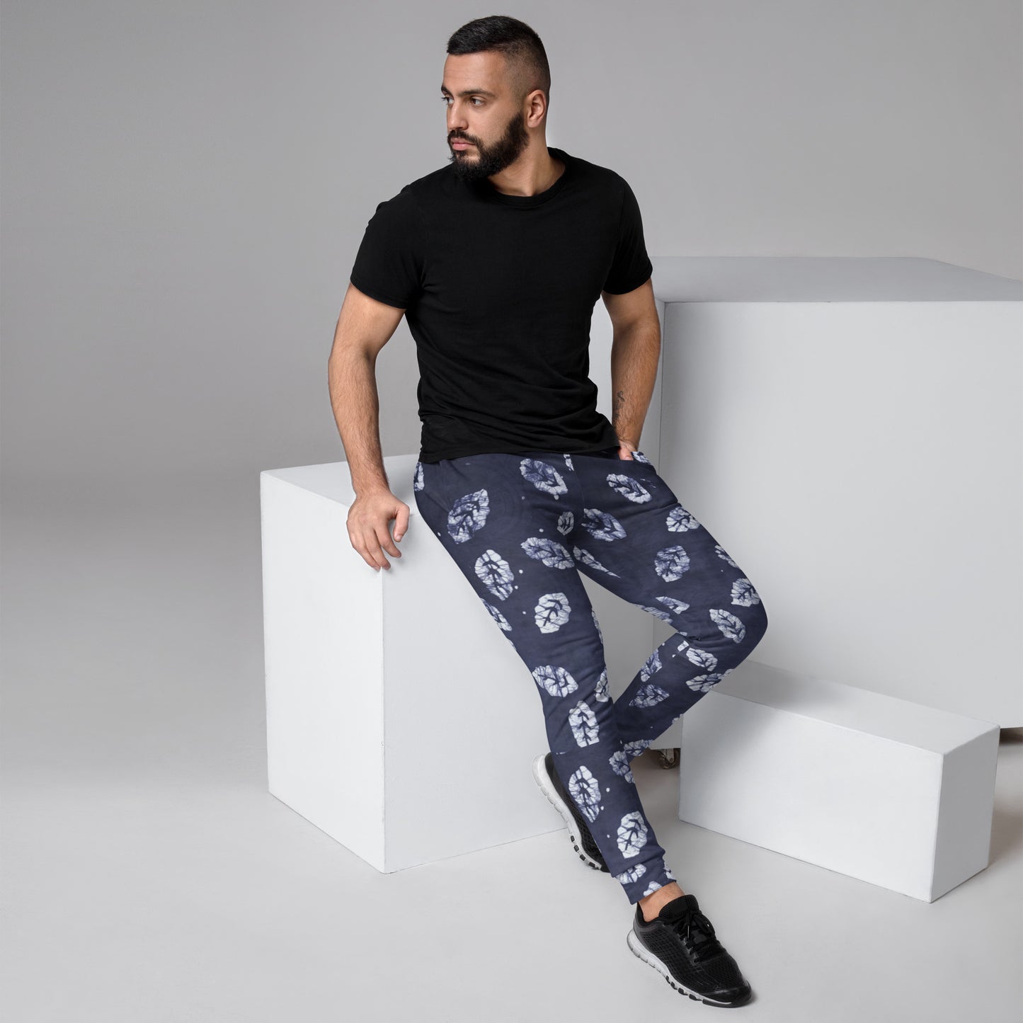 Indigo Leaf Adire Men's Joggers