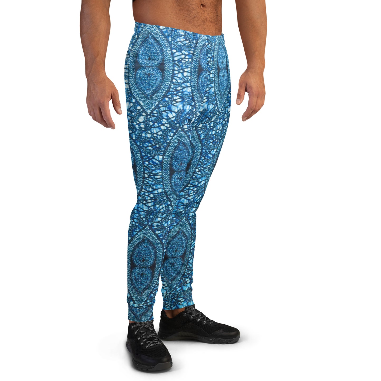 Blue Peas Ankara Men's Joggers