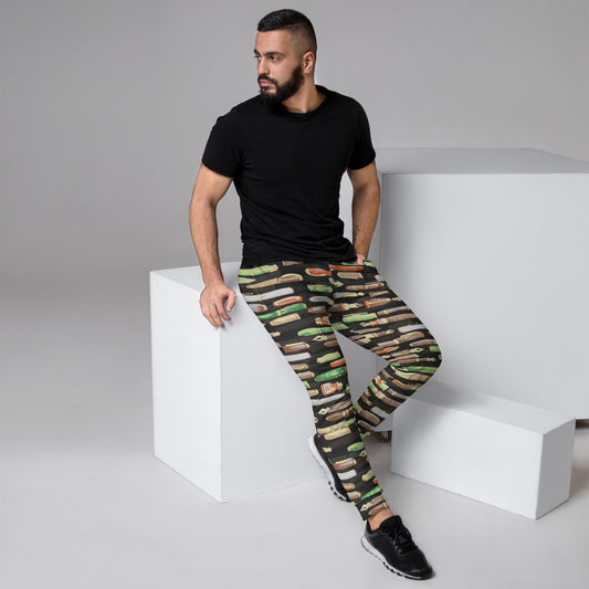 Green Pen Ankara Men's Joggers