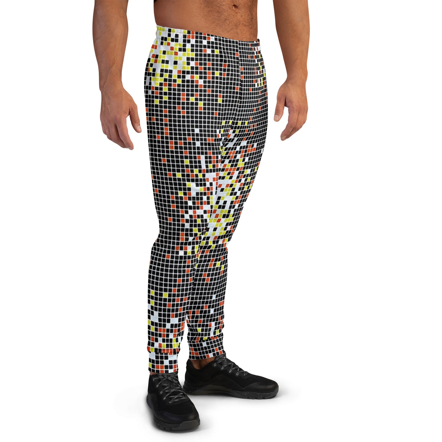 Graphic Square Ankara Men's Joggers