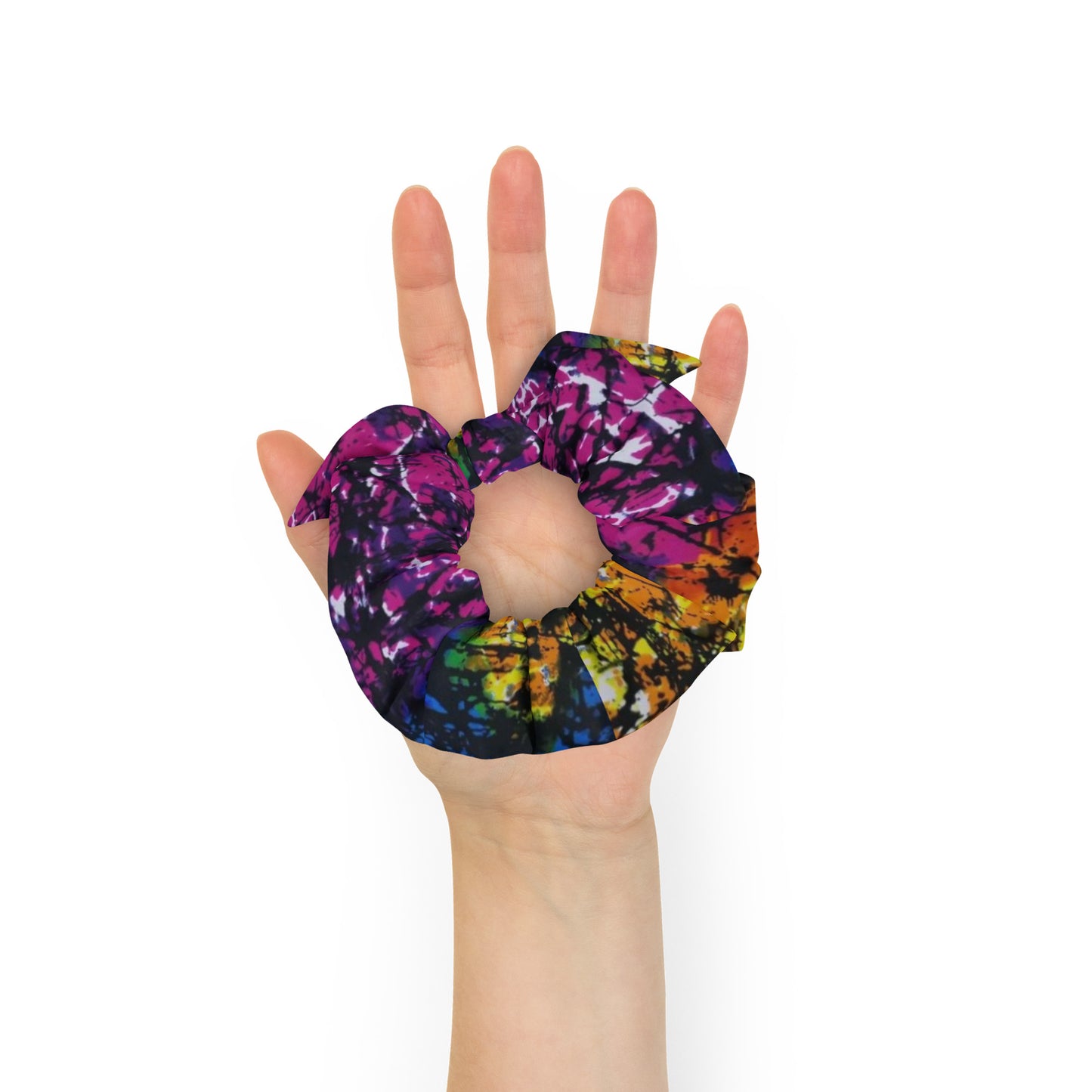 Multicolour Adire Scrunchie