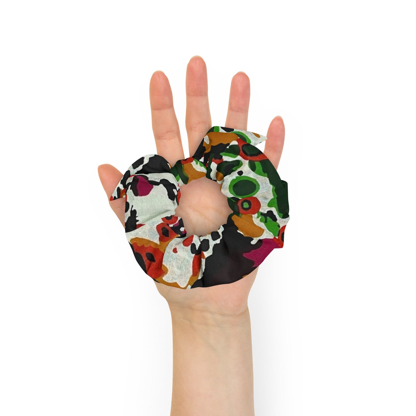 Multicolour Paint Scrunchie