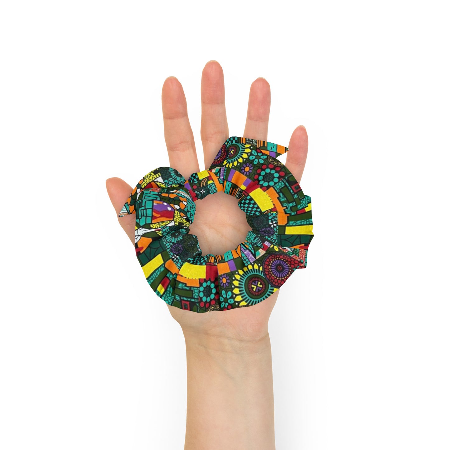 Colourful Art Scrunchie