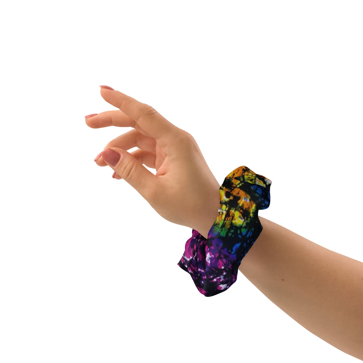 Multicolour Adire Scrunchie